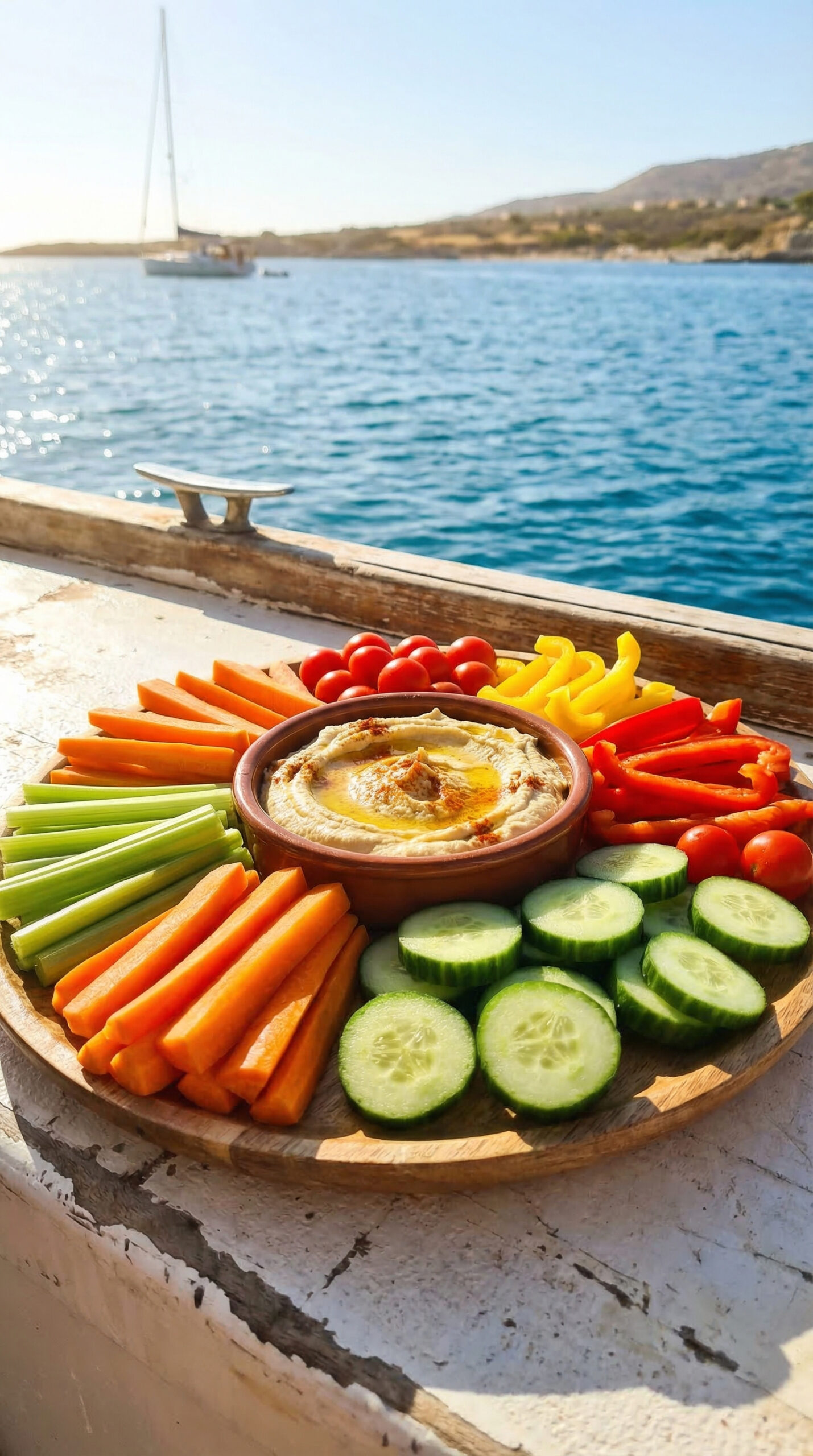 6. Veggies and Hummus