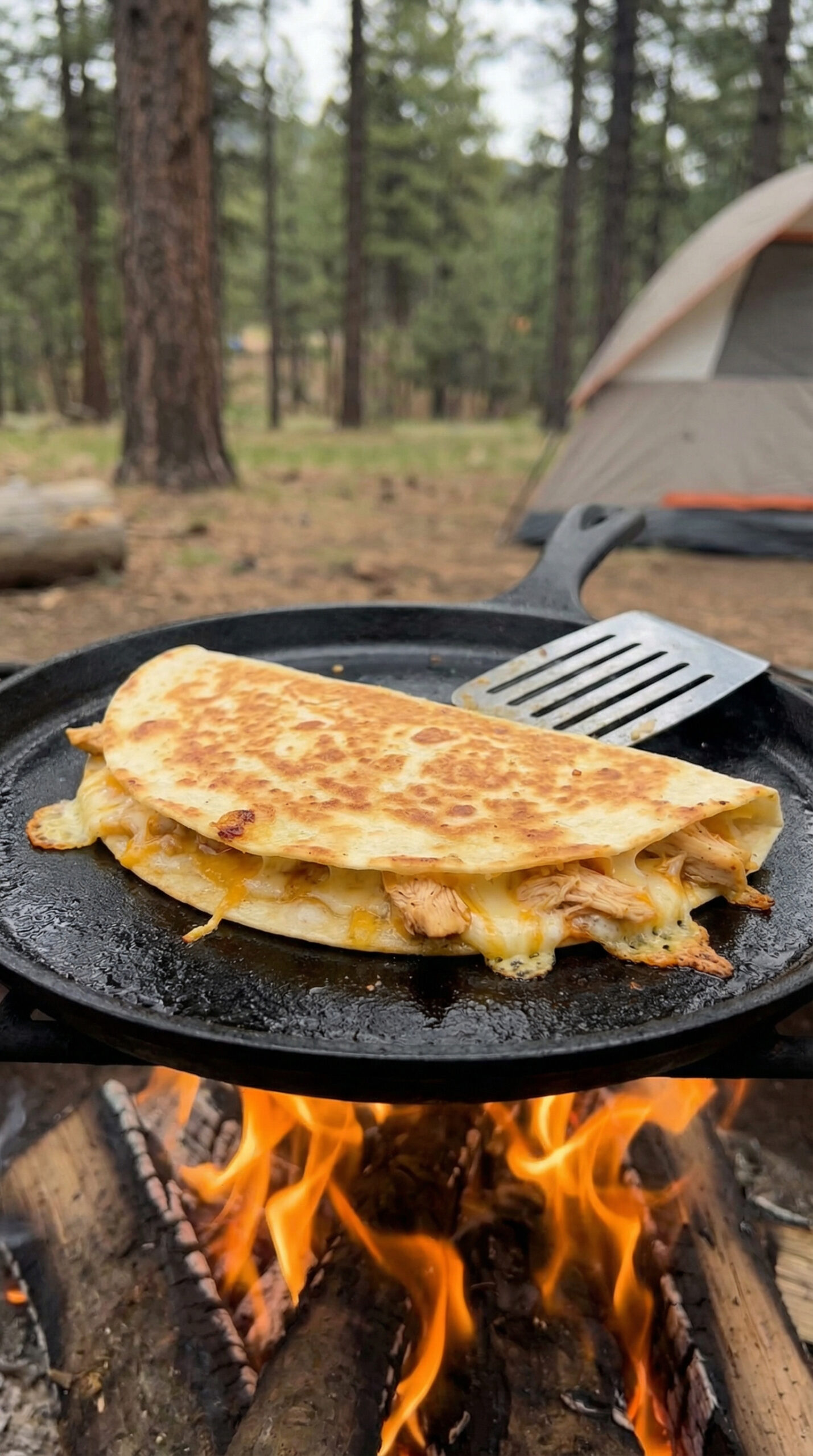 4. Campfire Quesadillas