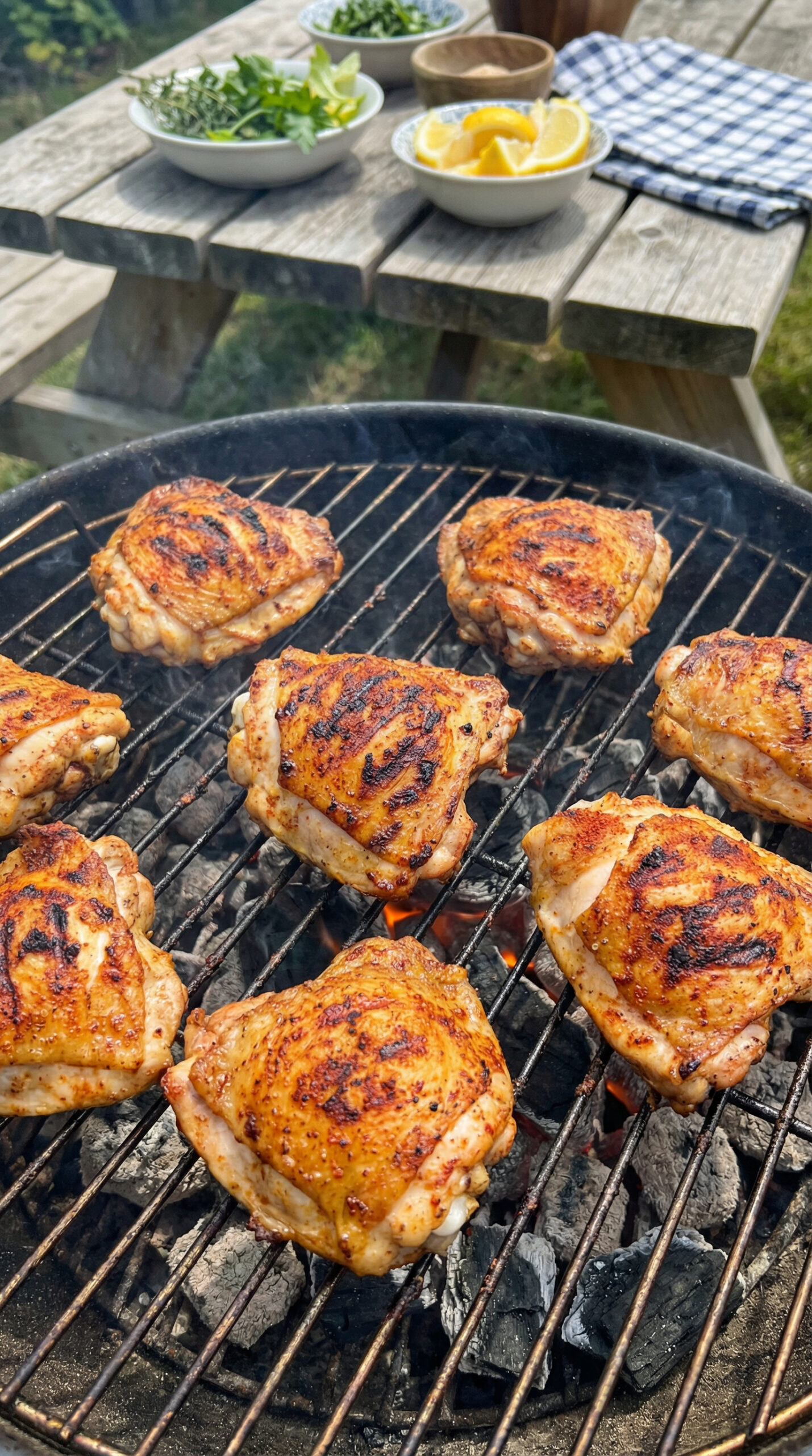 1. Grilled Chicken Thighs