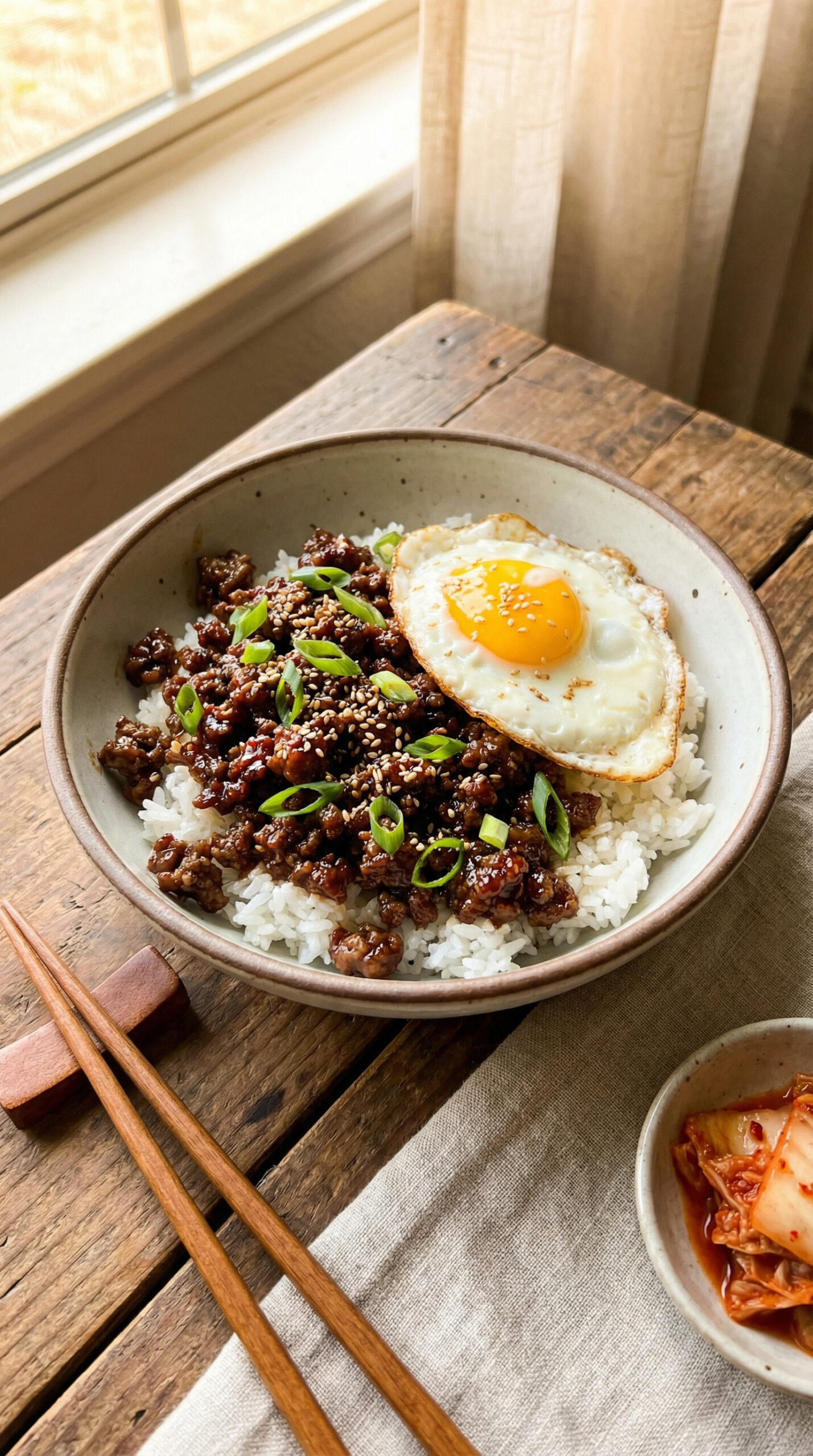 6. Korean Ground Beef Bowls