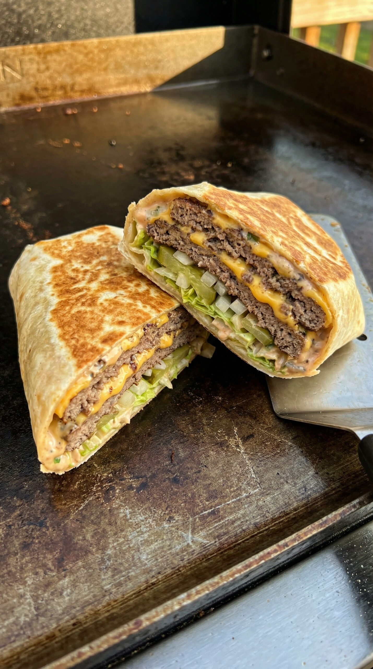 3. Smash Burger Wraps