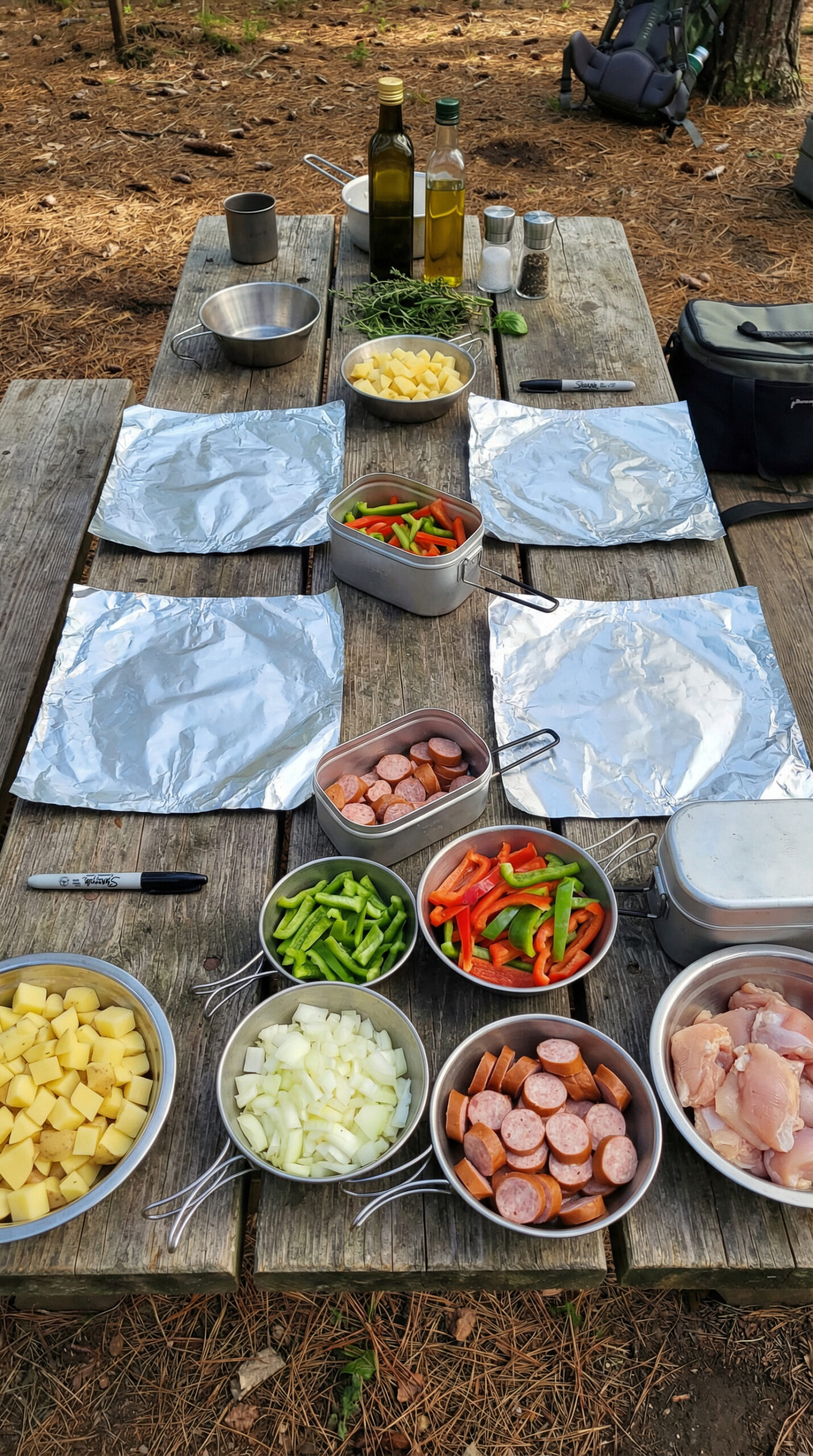 1. Pre-Made Foil Packet Bar