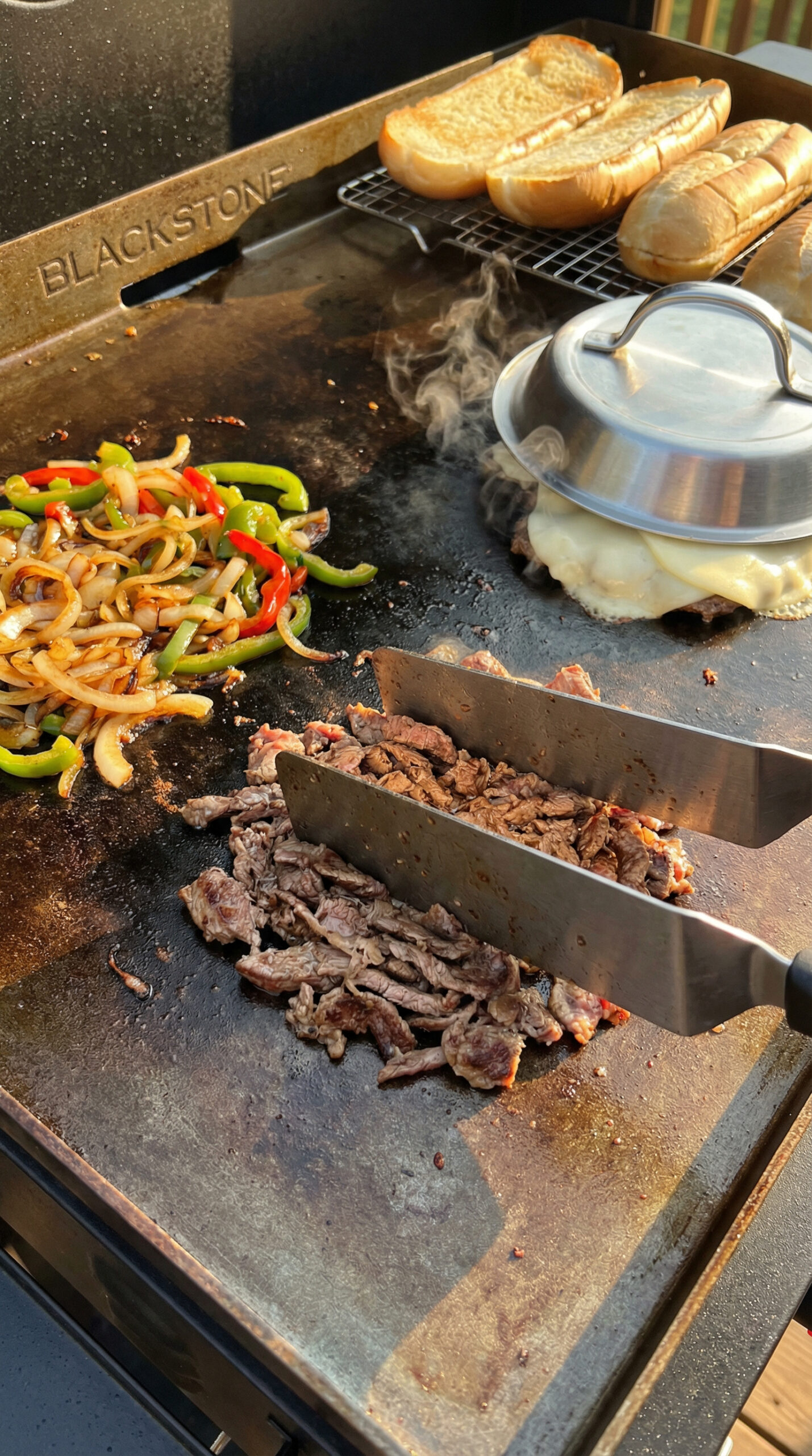 3. Philly Cheesesteaks