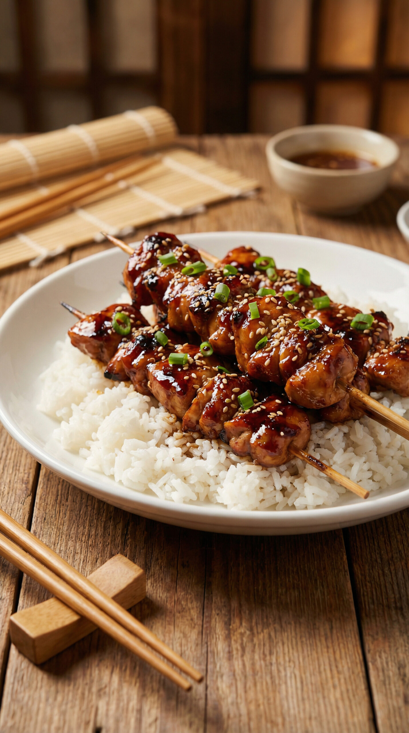 6. Teriyaki Grilled Chicken Skewers