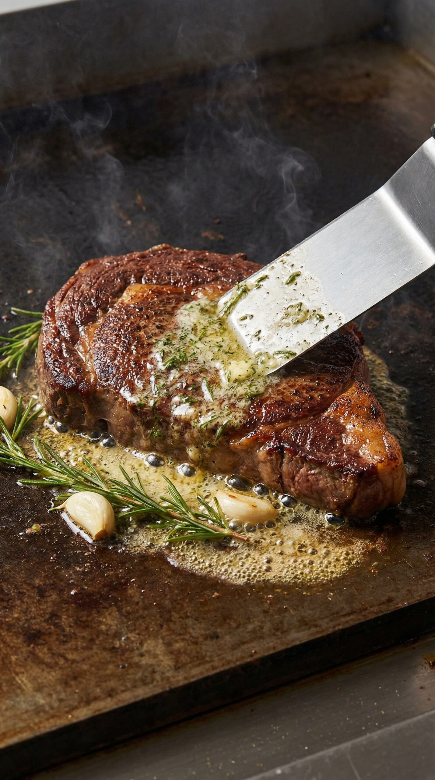 3. Flat Top Seared Ribeye