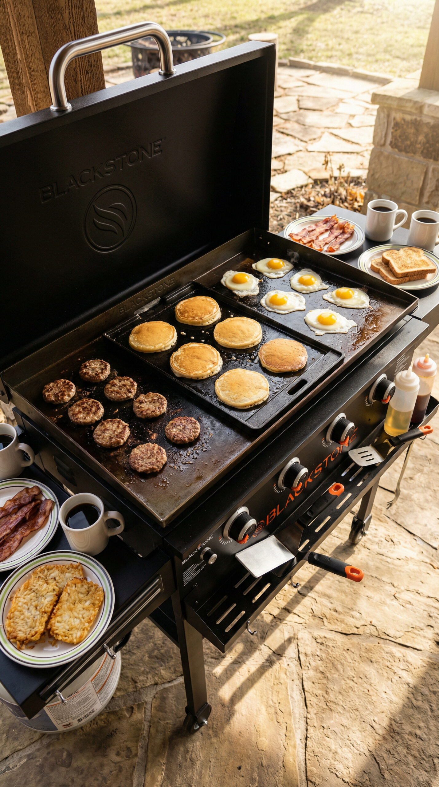 7. Breakfast Sausage Patties and Pancakes
