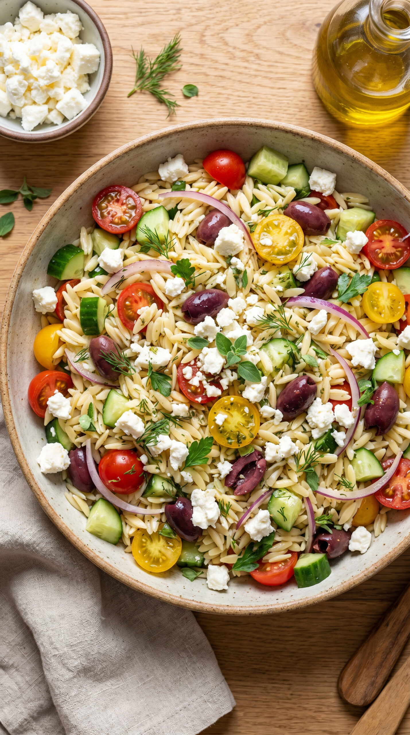 Greek Orzo Pasta Salad