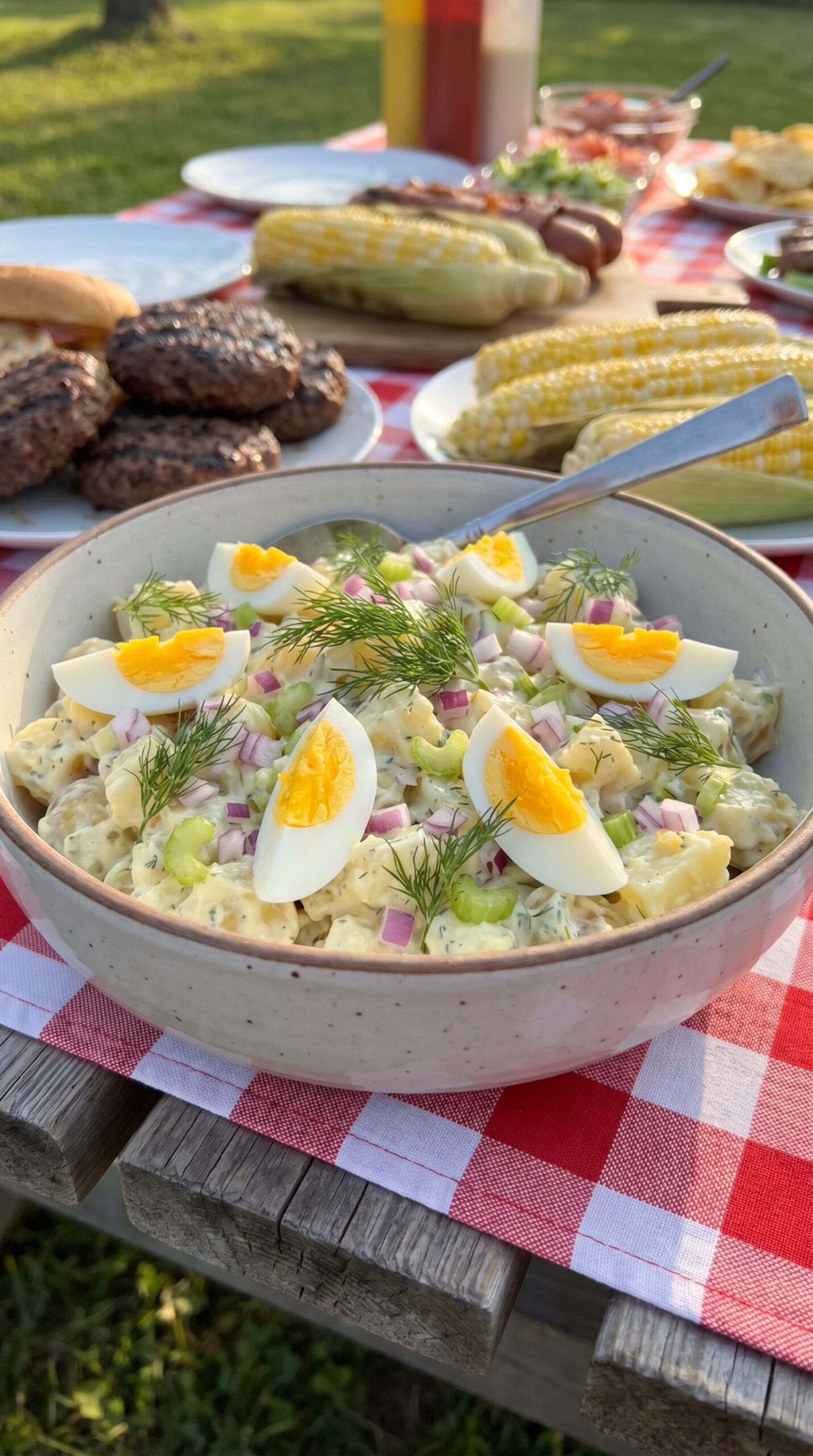 Potato Salad with Dill and Pickle Juice
