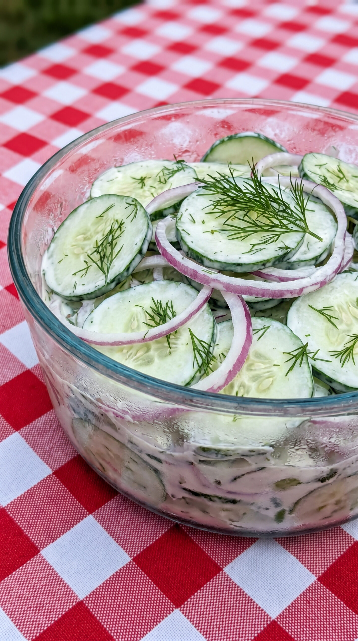Creamy Cucumber Dill Salad