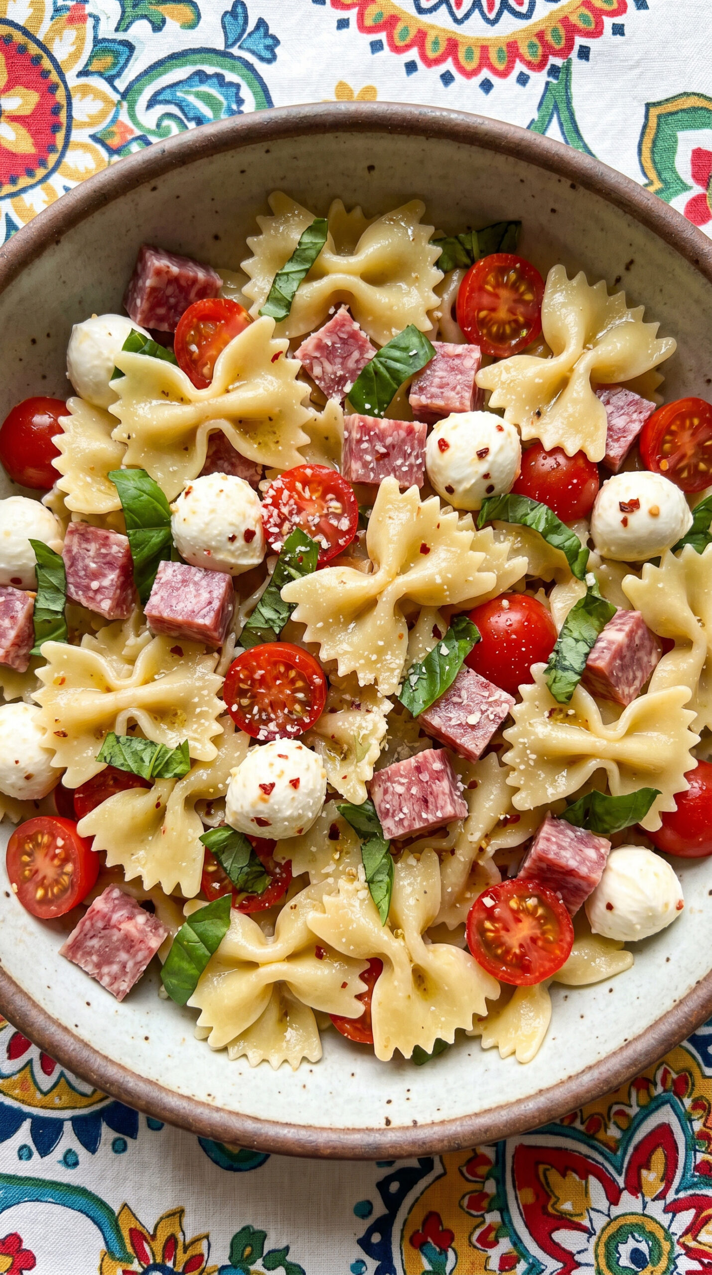 Italian Bowtie Pasta Salad