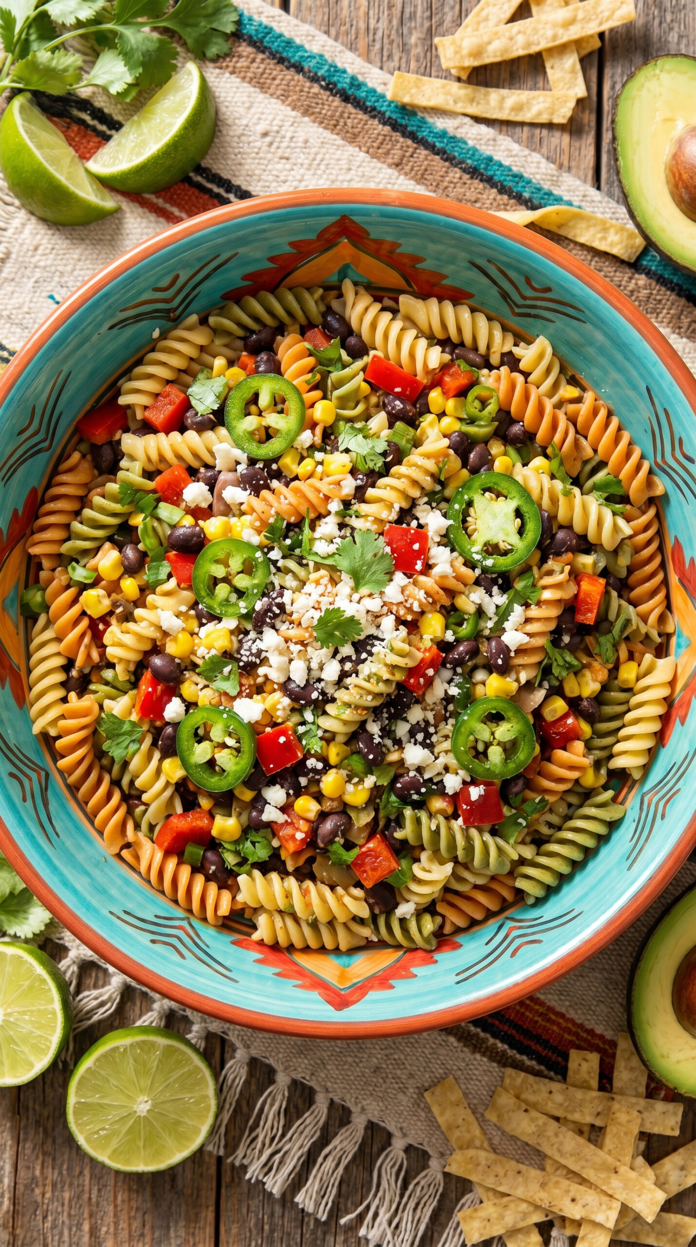 Southwest Black Bean Pasta Salad