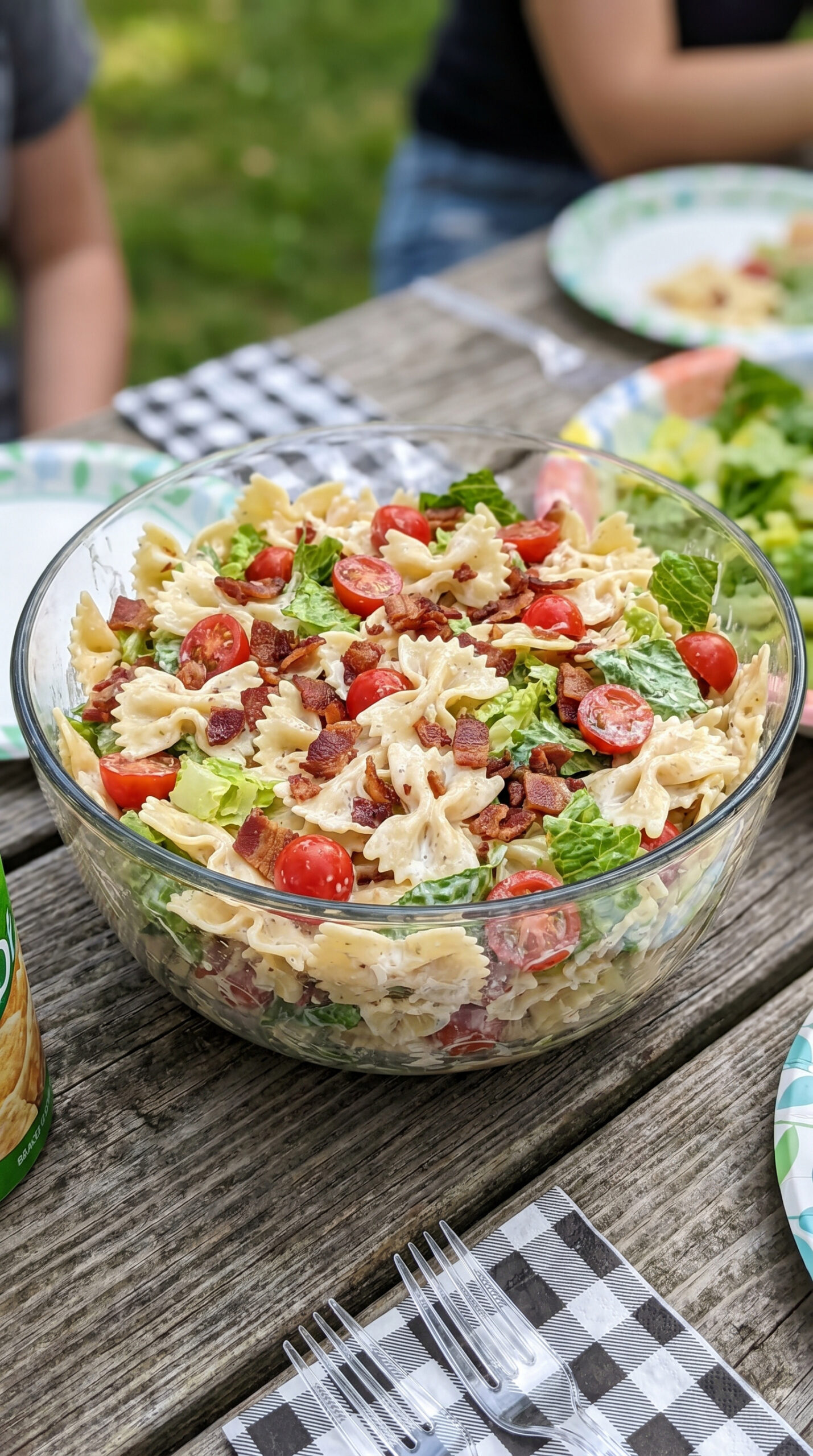BLT Bowtie Pasta Salad