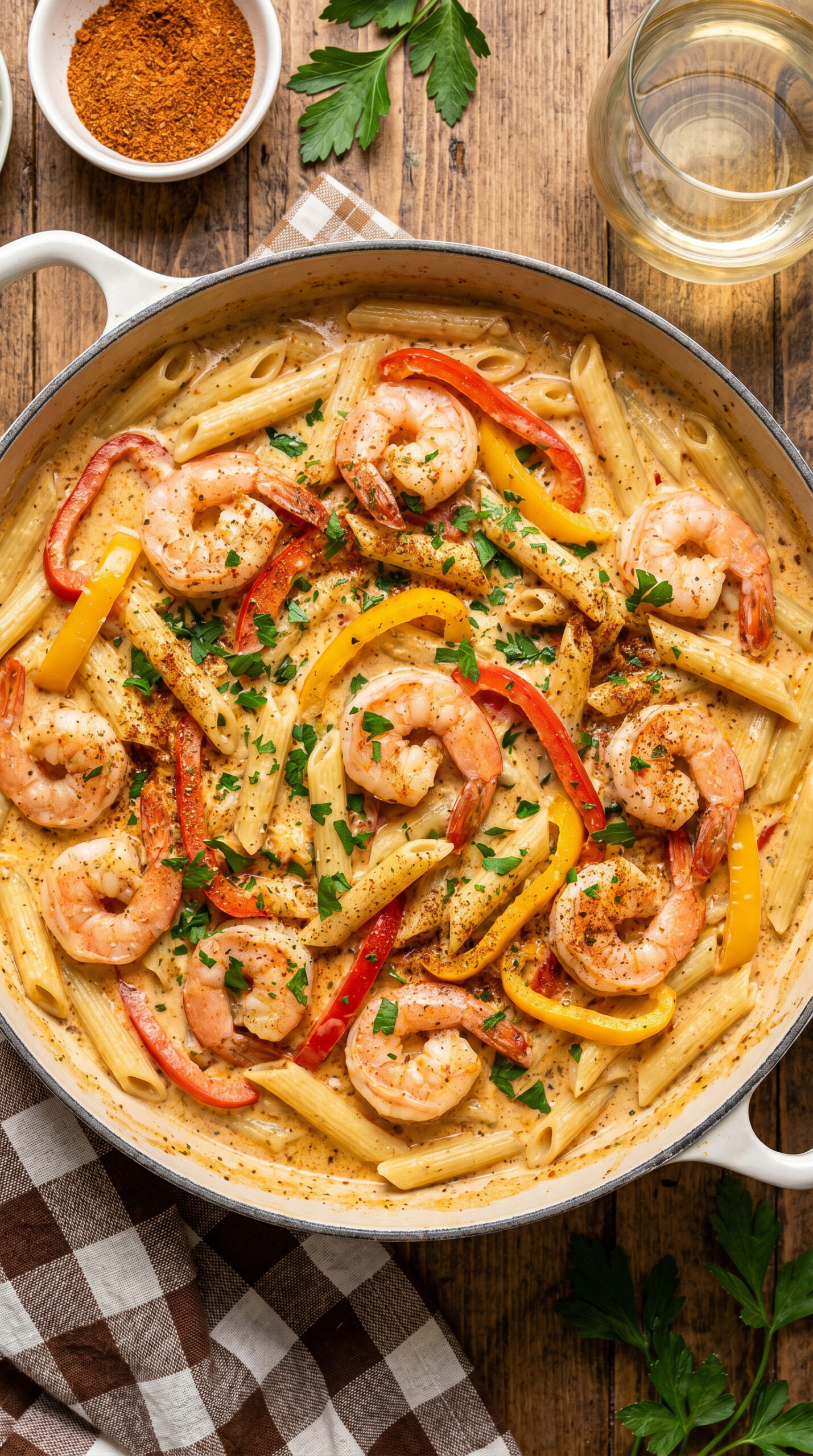 One-Pot Cajun Shrimp Pasta