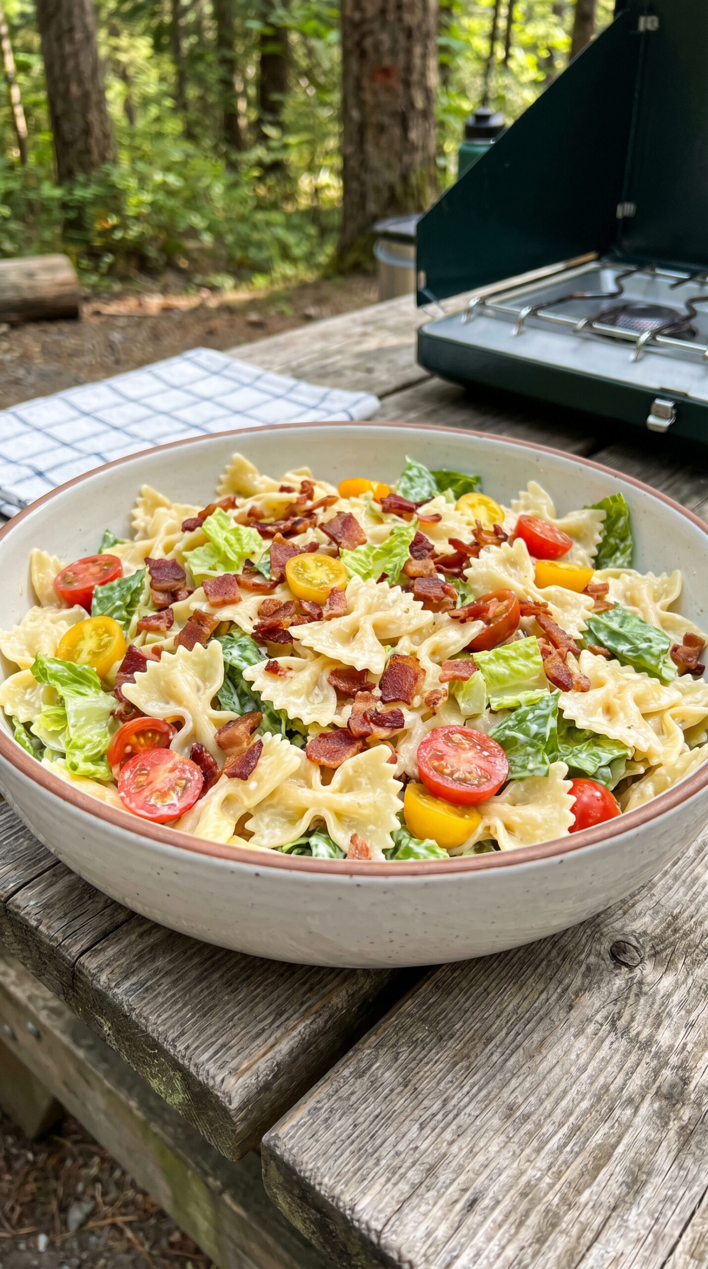 BLT Bowtie Pasta Salad