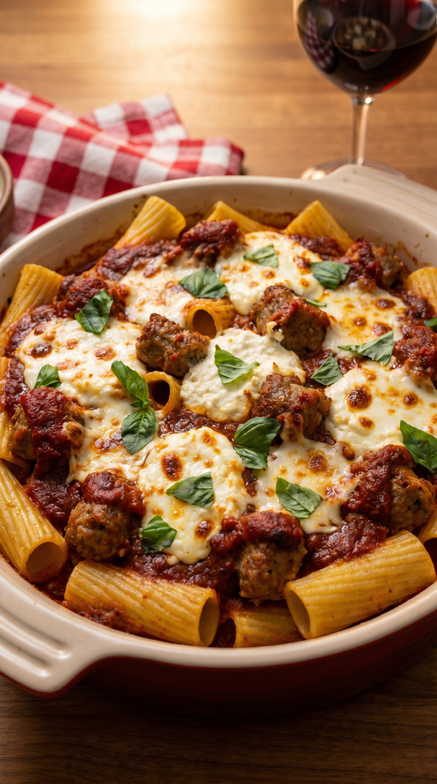 Baked Rigatoni with Sausage