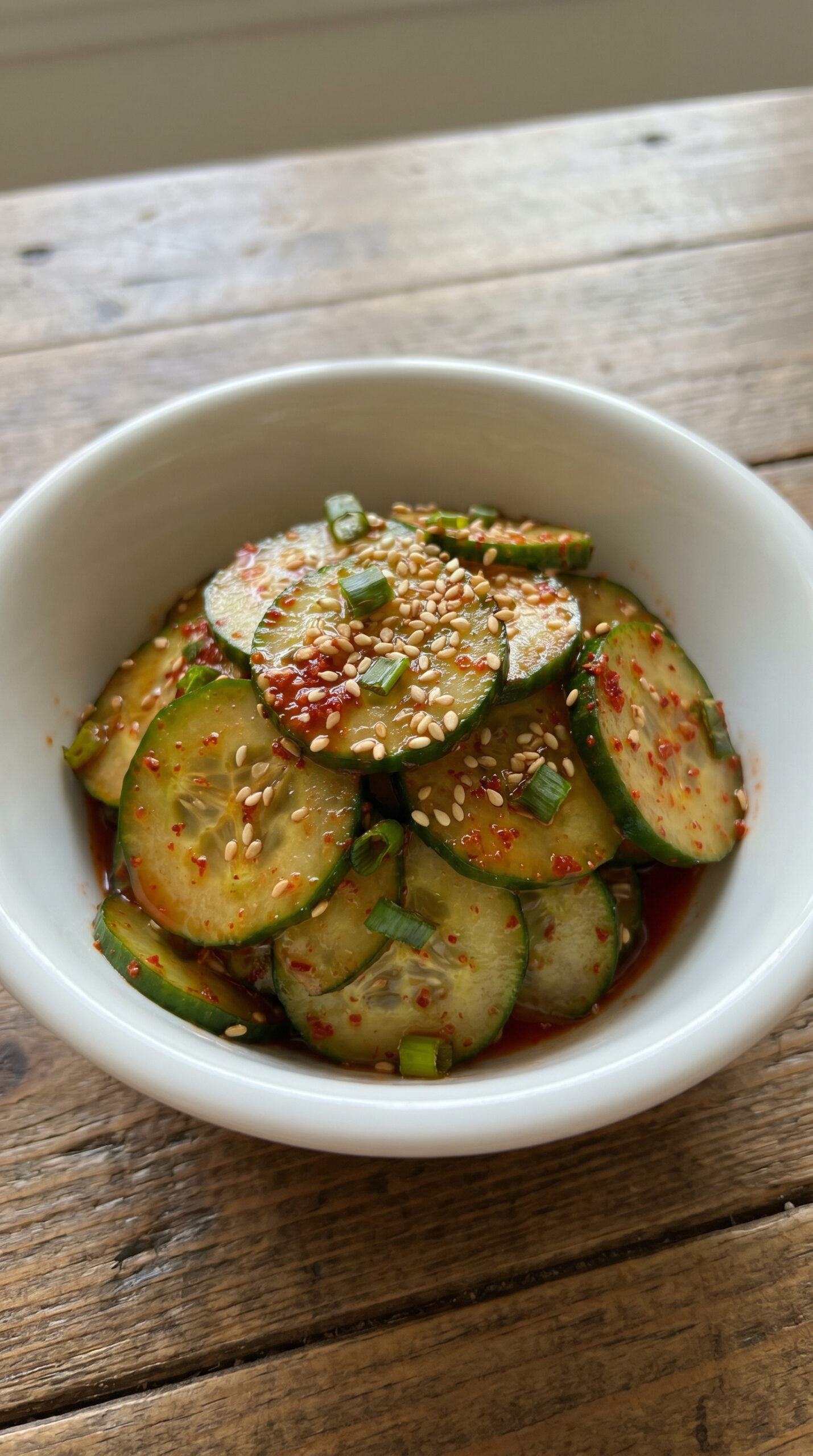 Spicy Korean Cucumber Salad