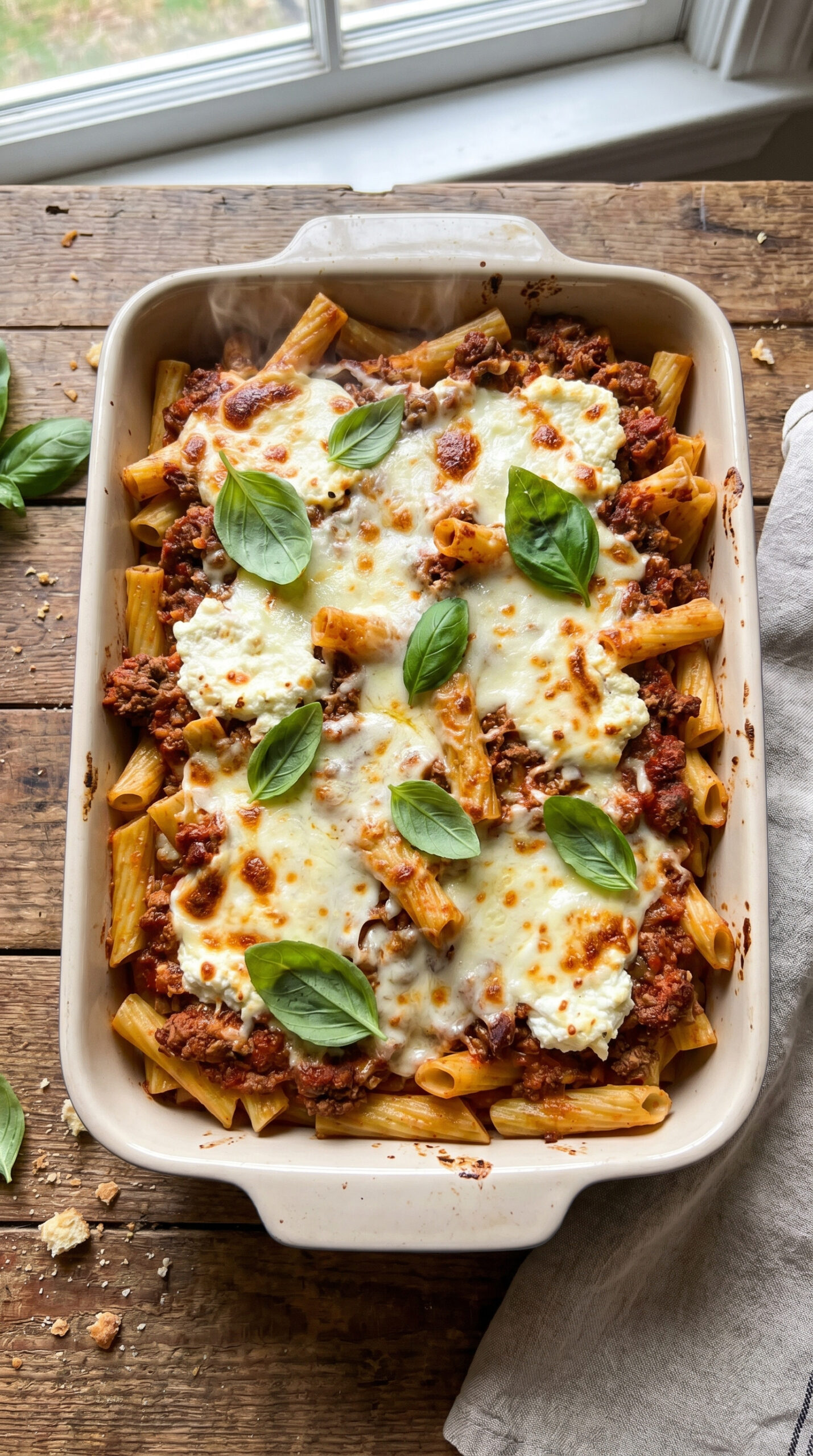 Baked Ziti with Meat Sauce