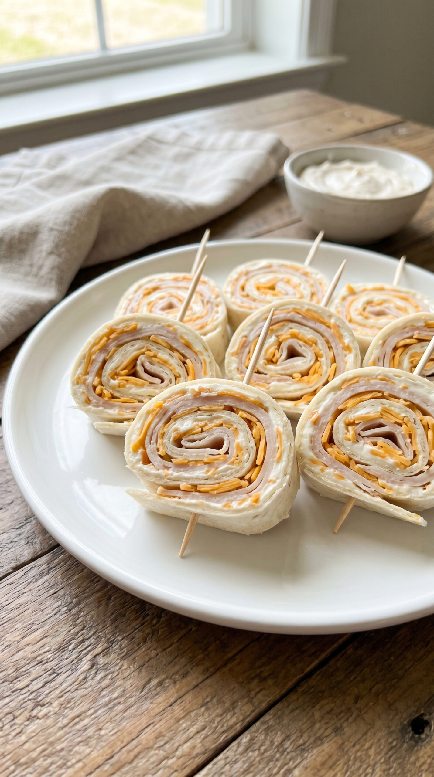 Turkey and Cheese Pinwheels