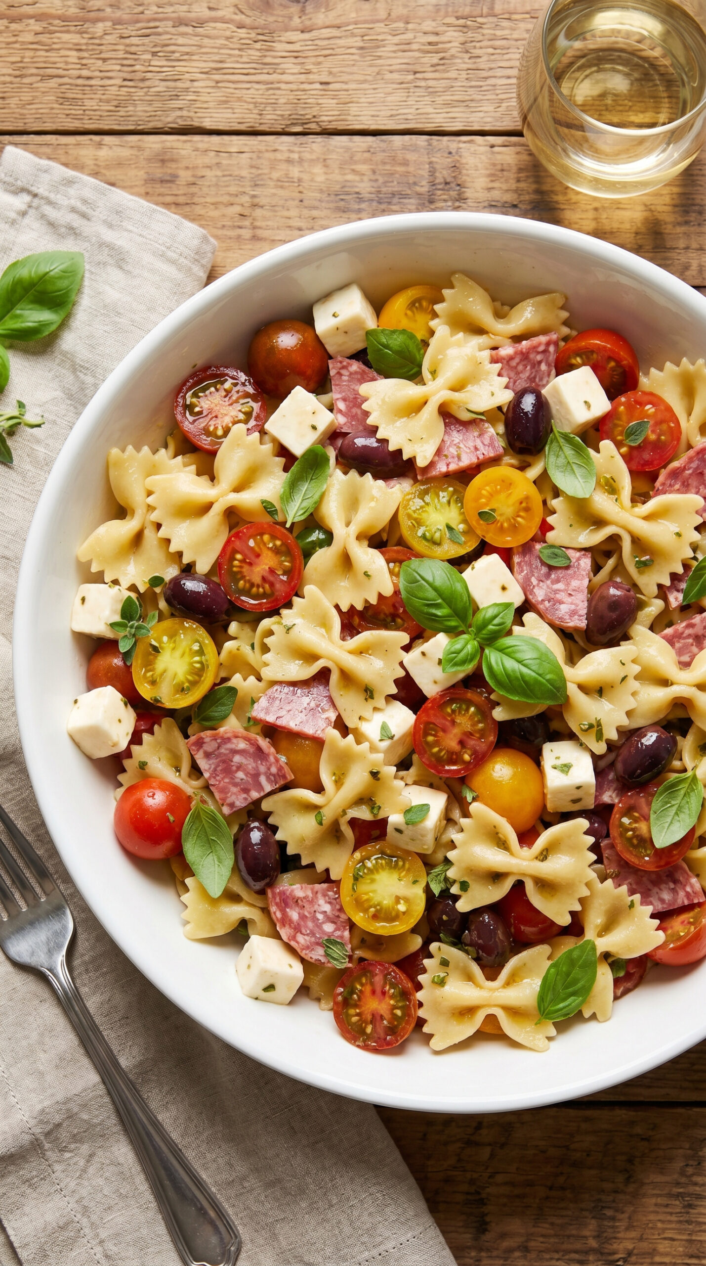 Italian Bowtie Pasta Salad