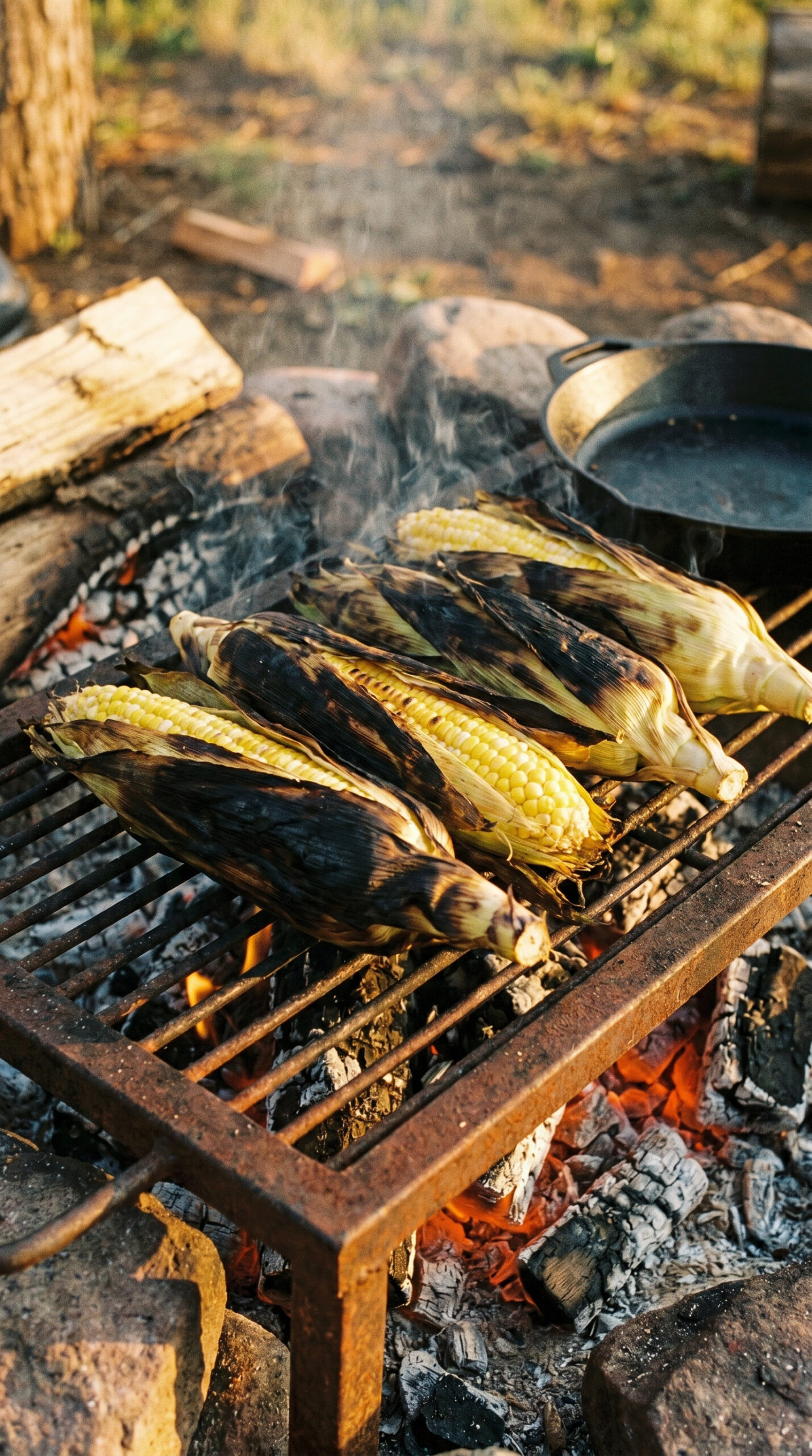Campfire Corn on the Cob