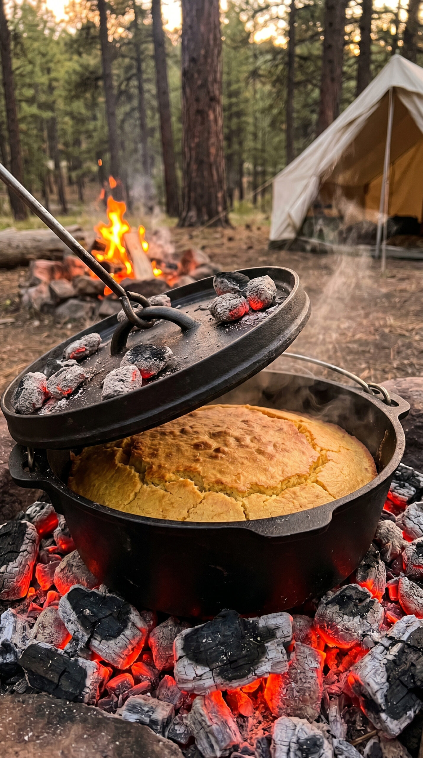 Dutch Oven Cornbread