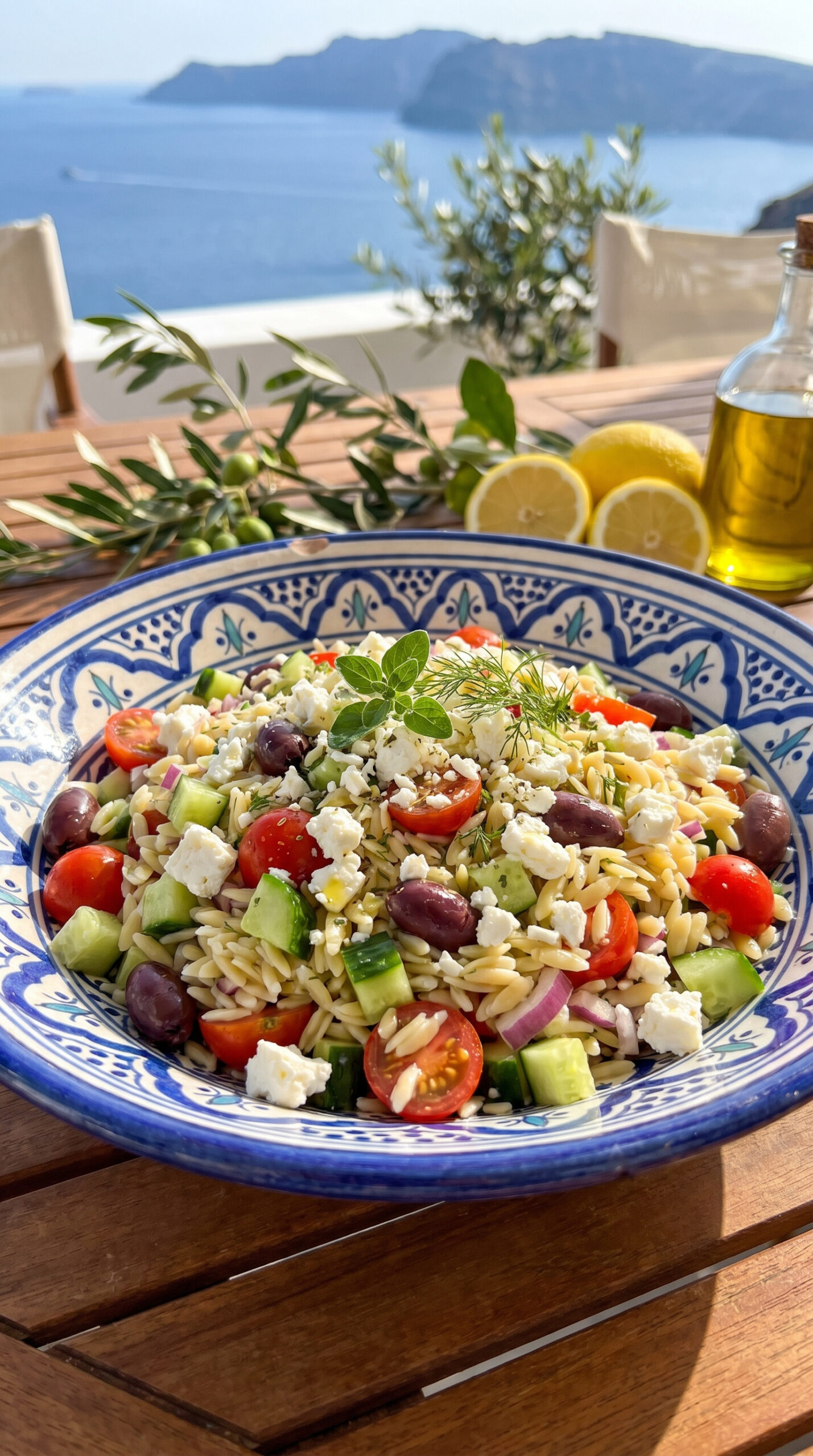 Greek Orzo Pasta Salad