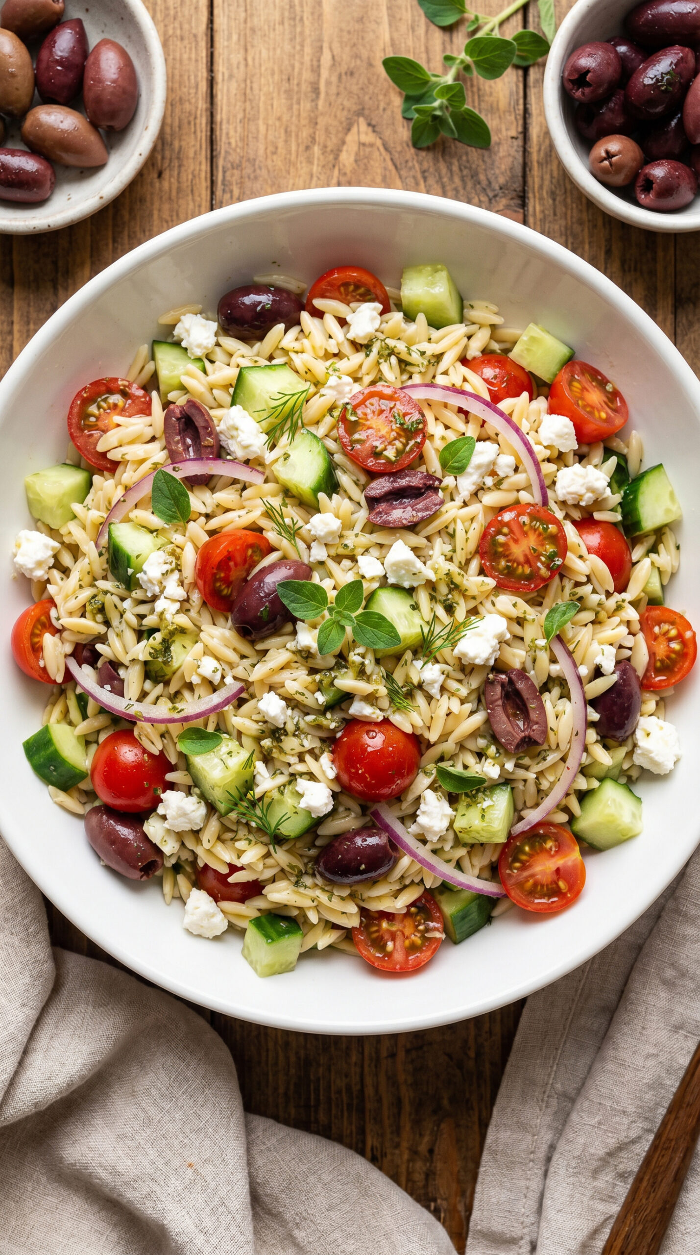 Greek Orzo Pasta Salad