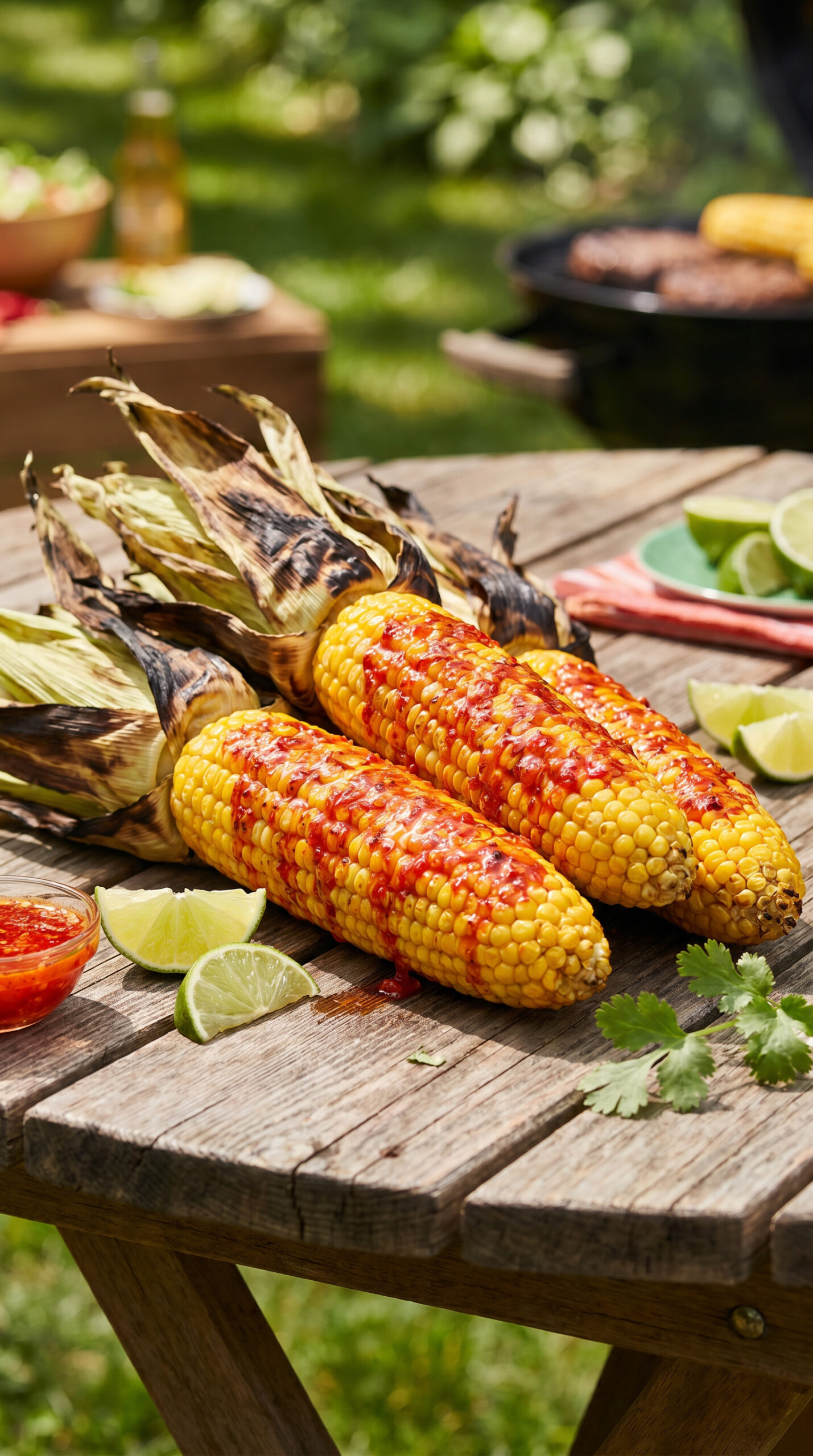 Grilled Corn with Chili Lime Butter