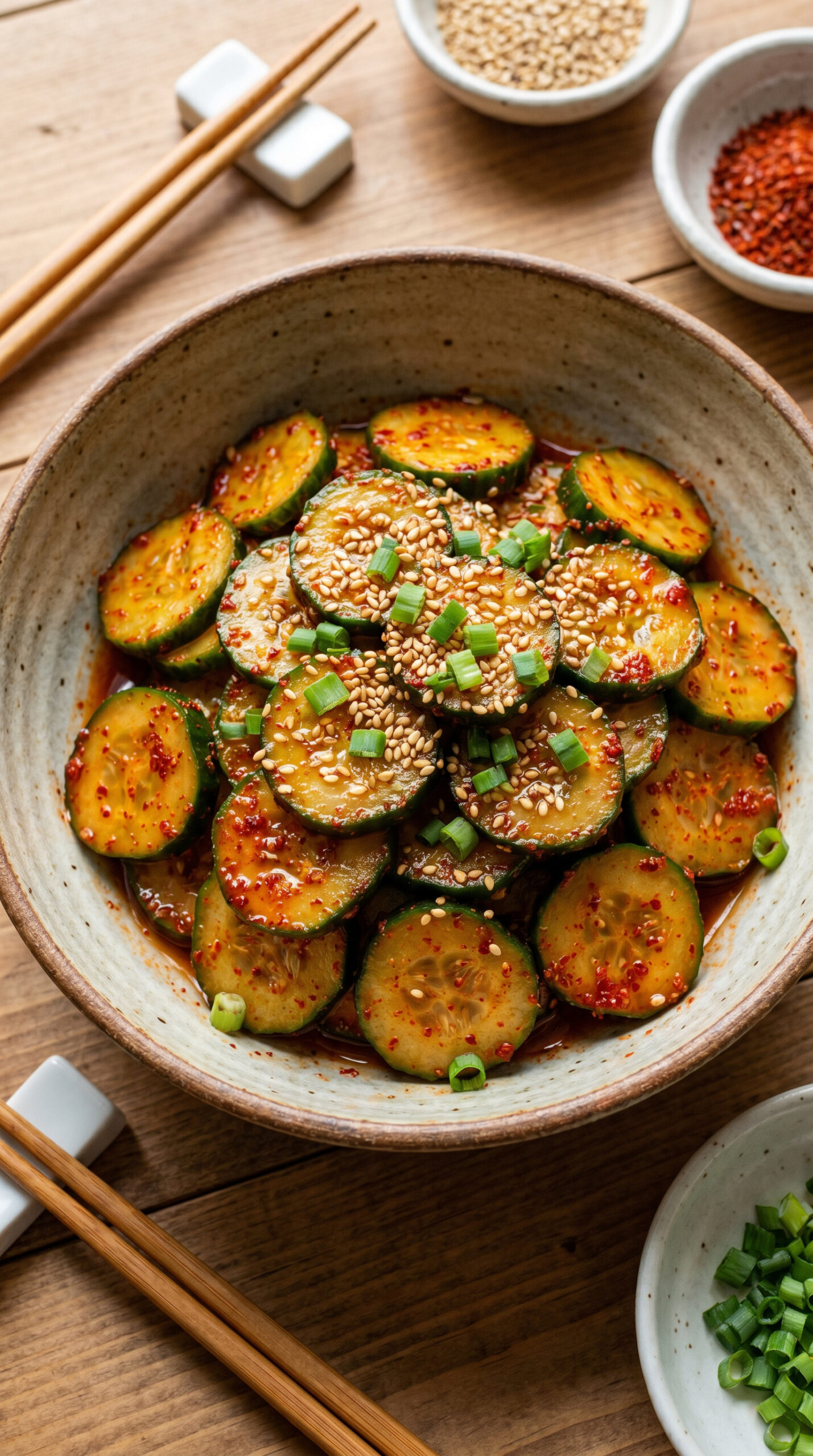 Spicy Korean Cucumber Salad