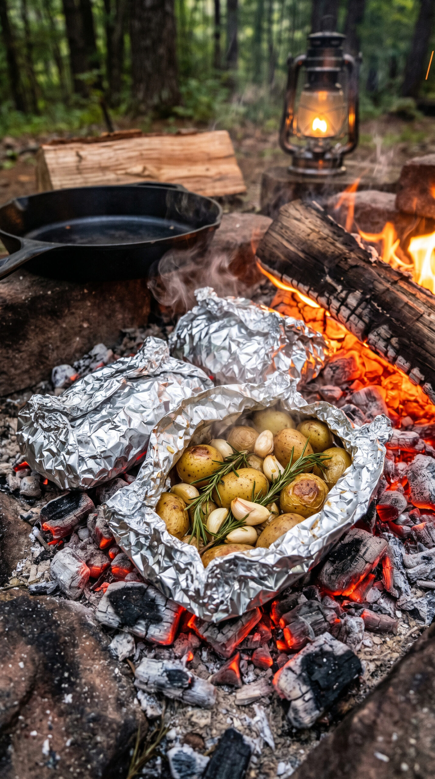 Campfire Foil Packet Potatoes