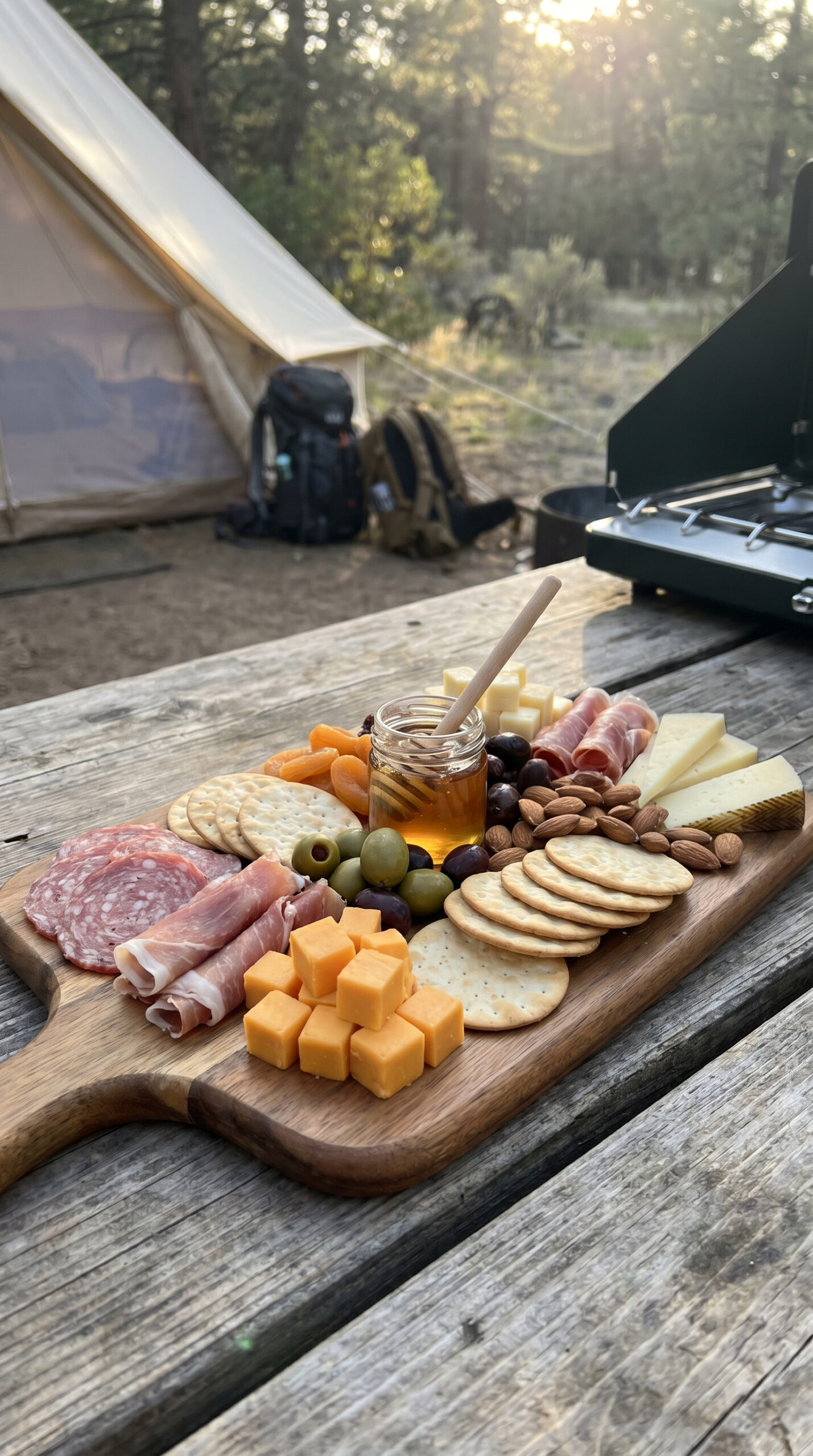 Campfire Charcuterie Board