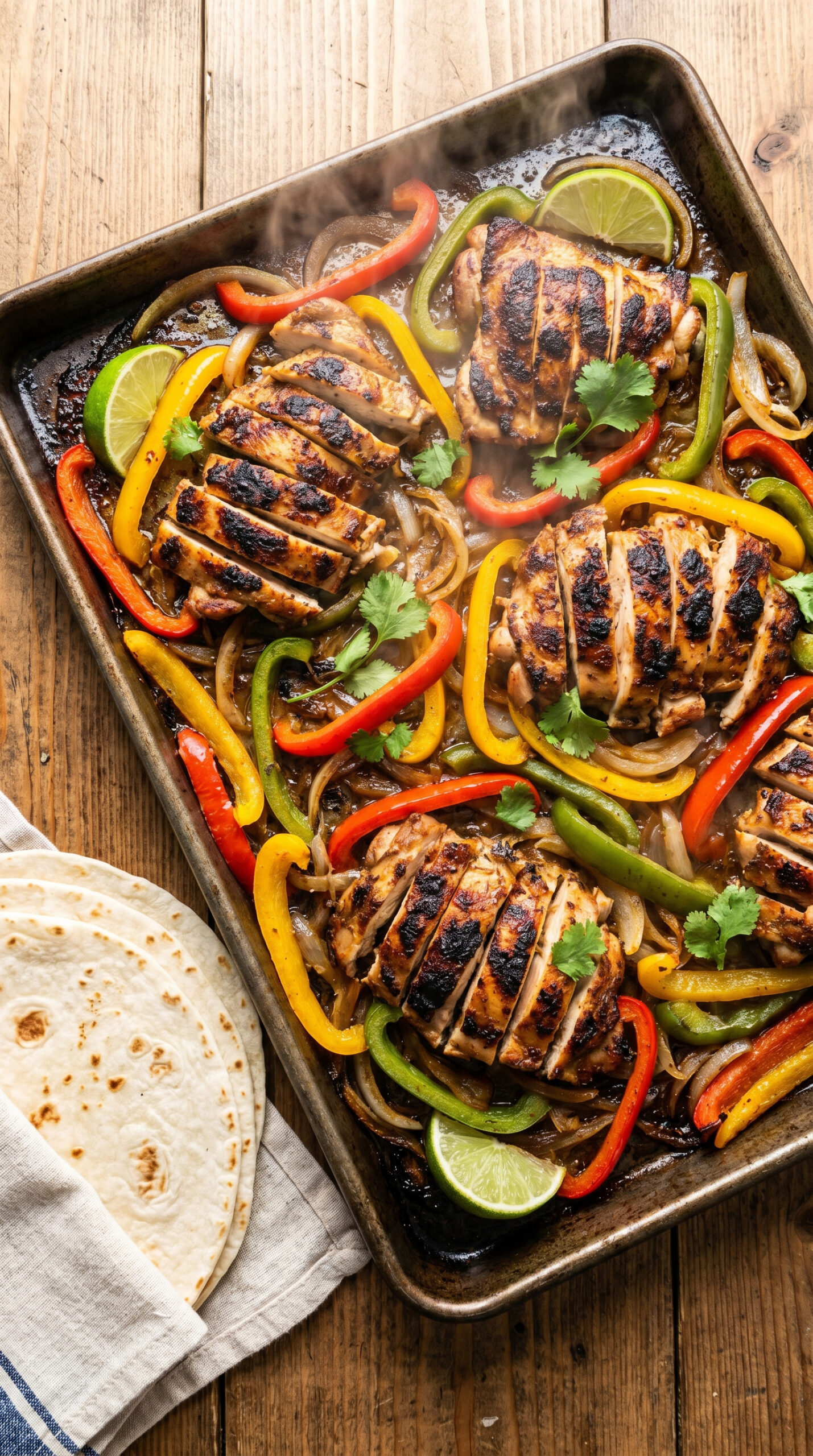 Sheet Pan Chicken Fajitas