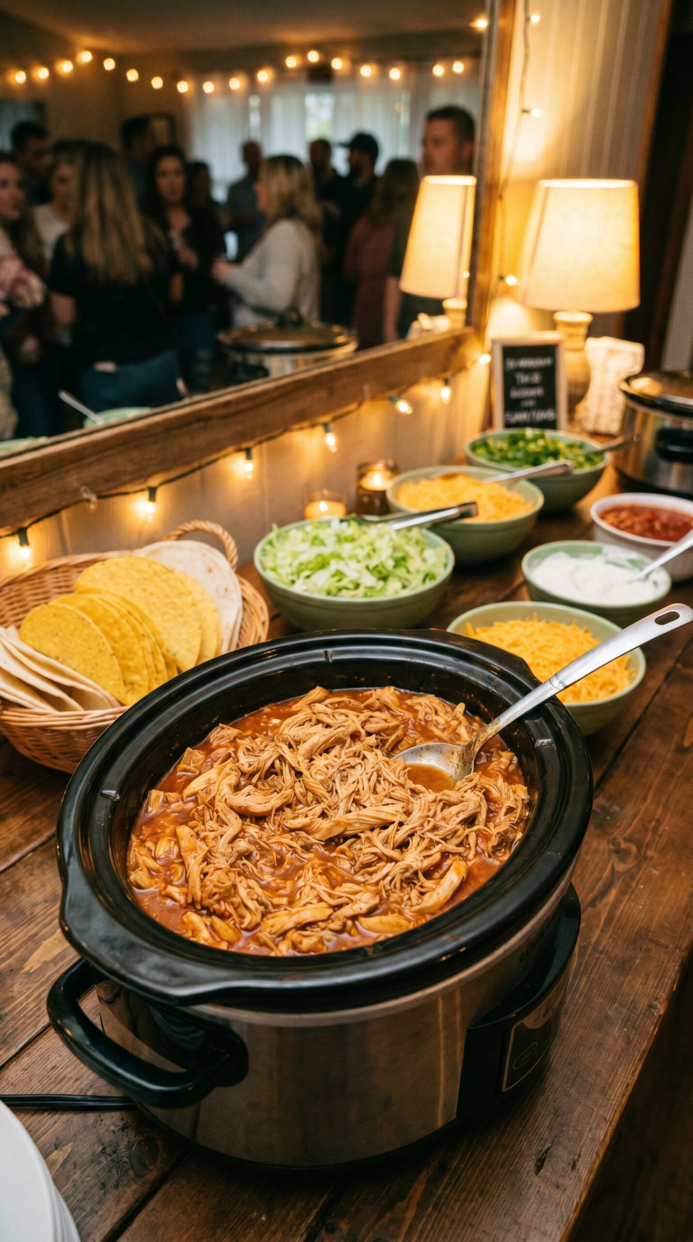 Dump-and-Go Crockpot Chicken Tacos