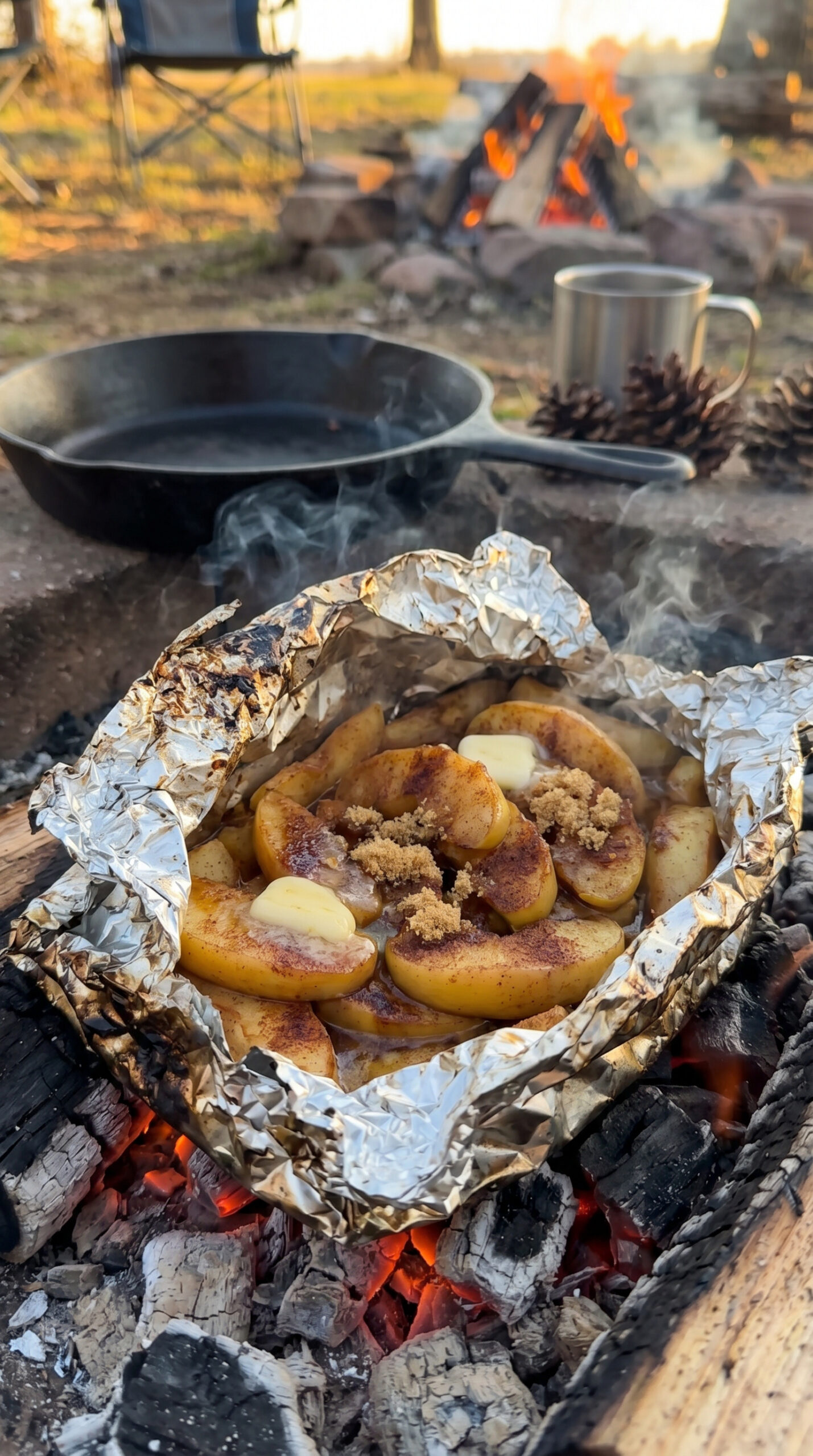 Campfire Cinnamon Apples
