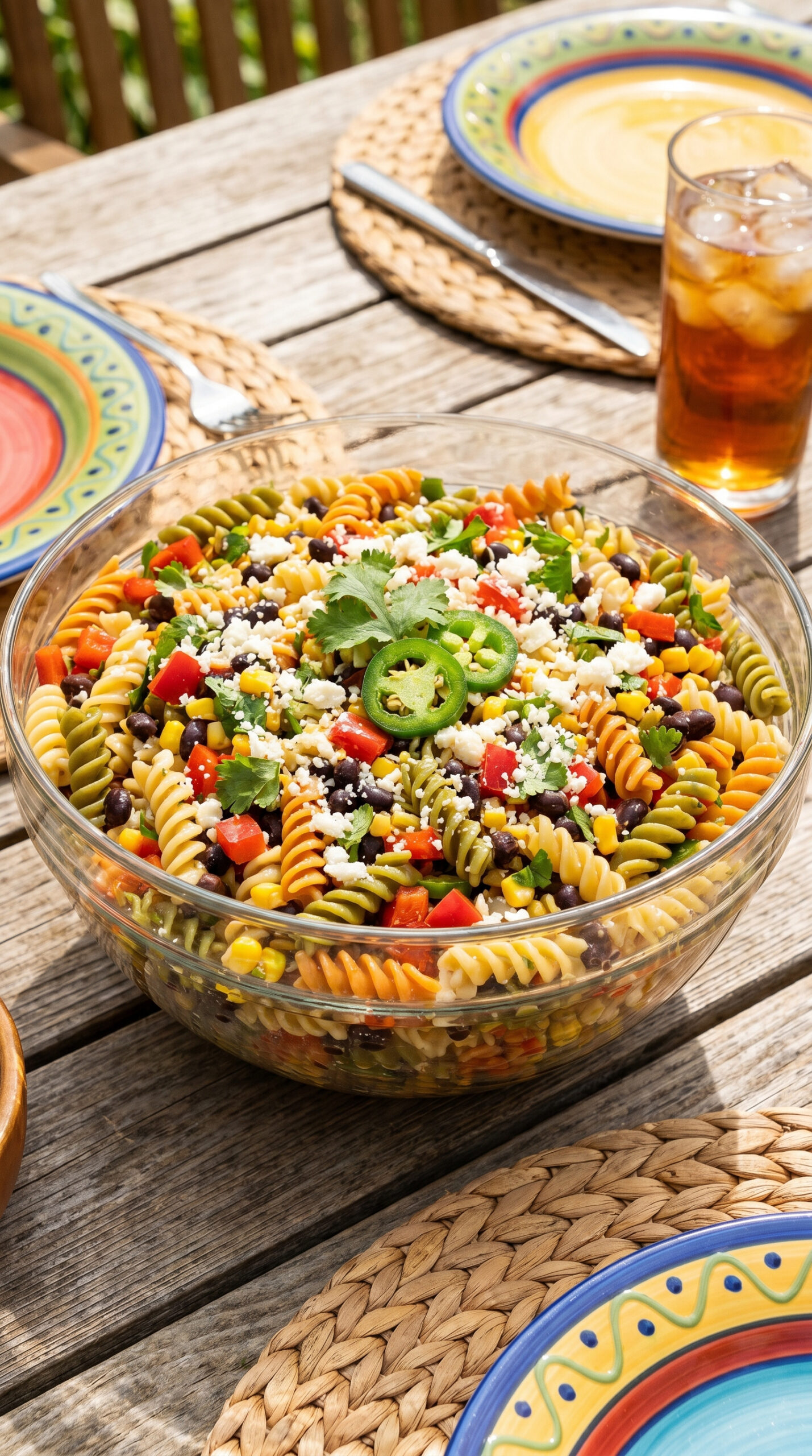 Southwest Black Bean Pasta Salad