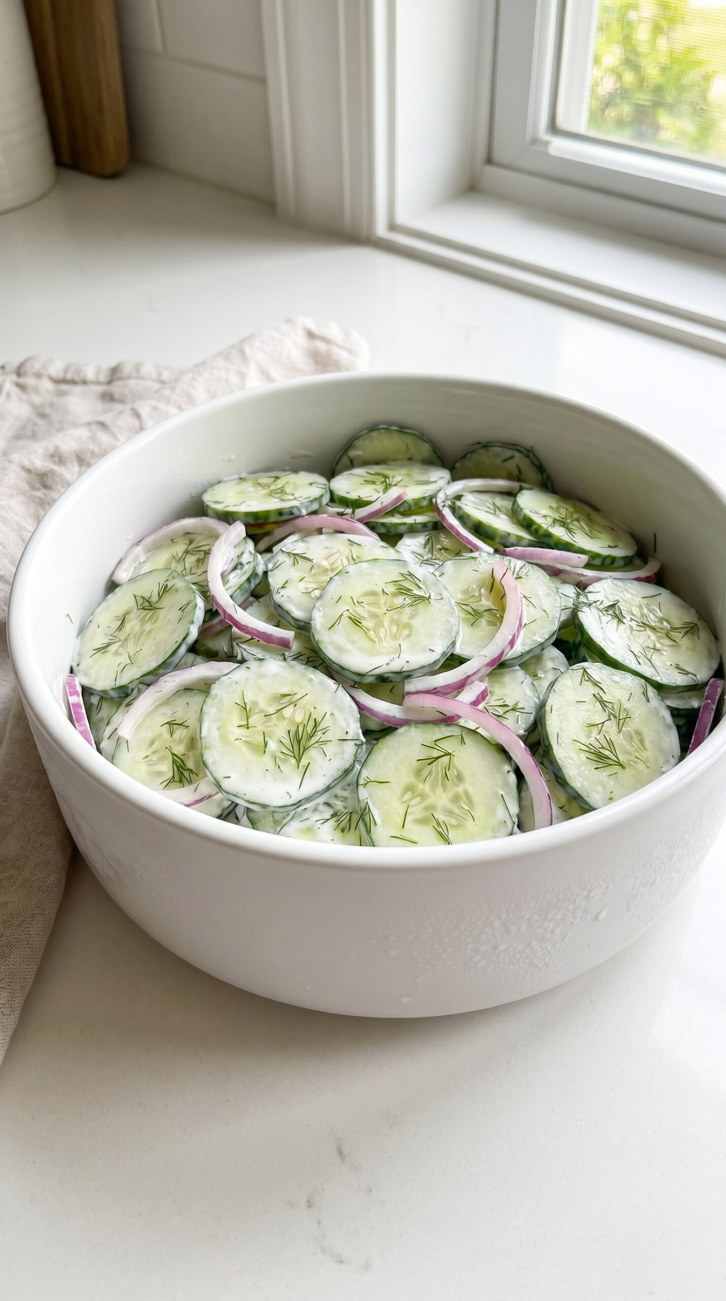 Creamy Cucumber Dill Salad