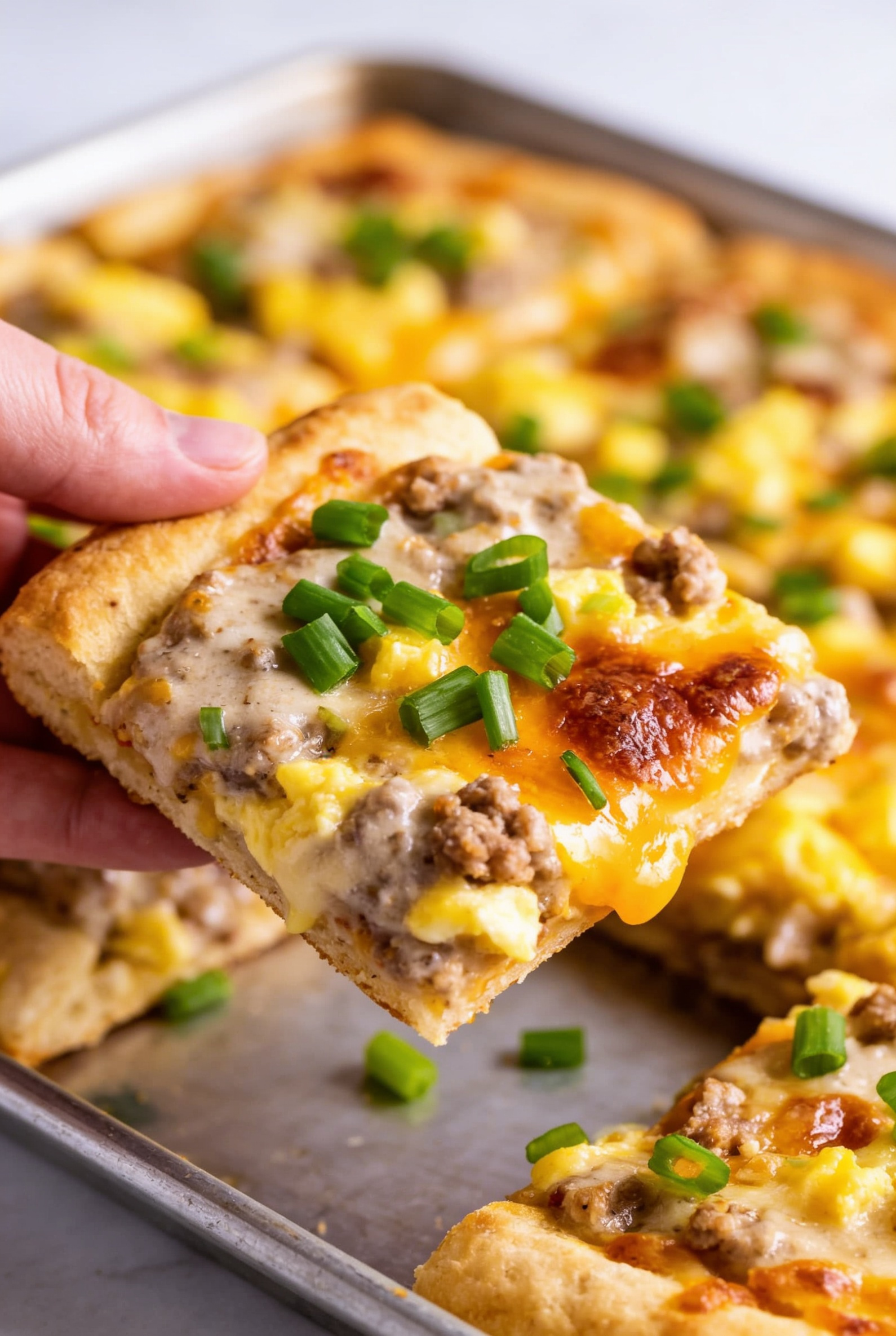 Biscuit Crust Breakfast Pizza