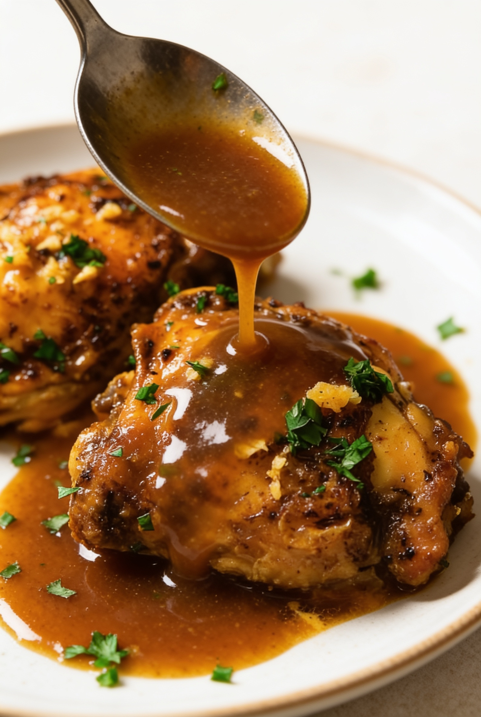 Crockpot Bone-In Chicken Thighs