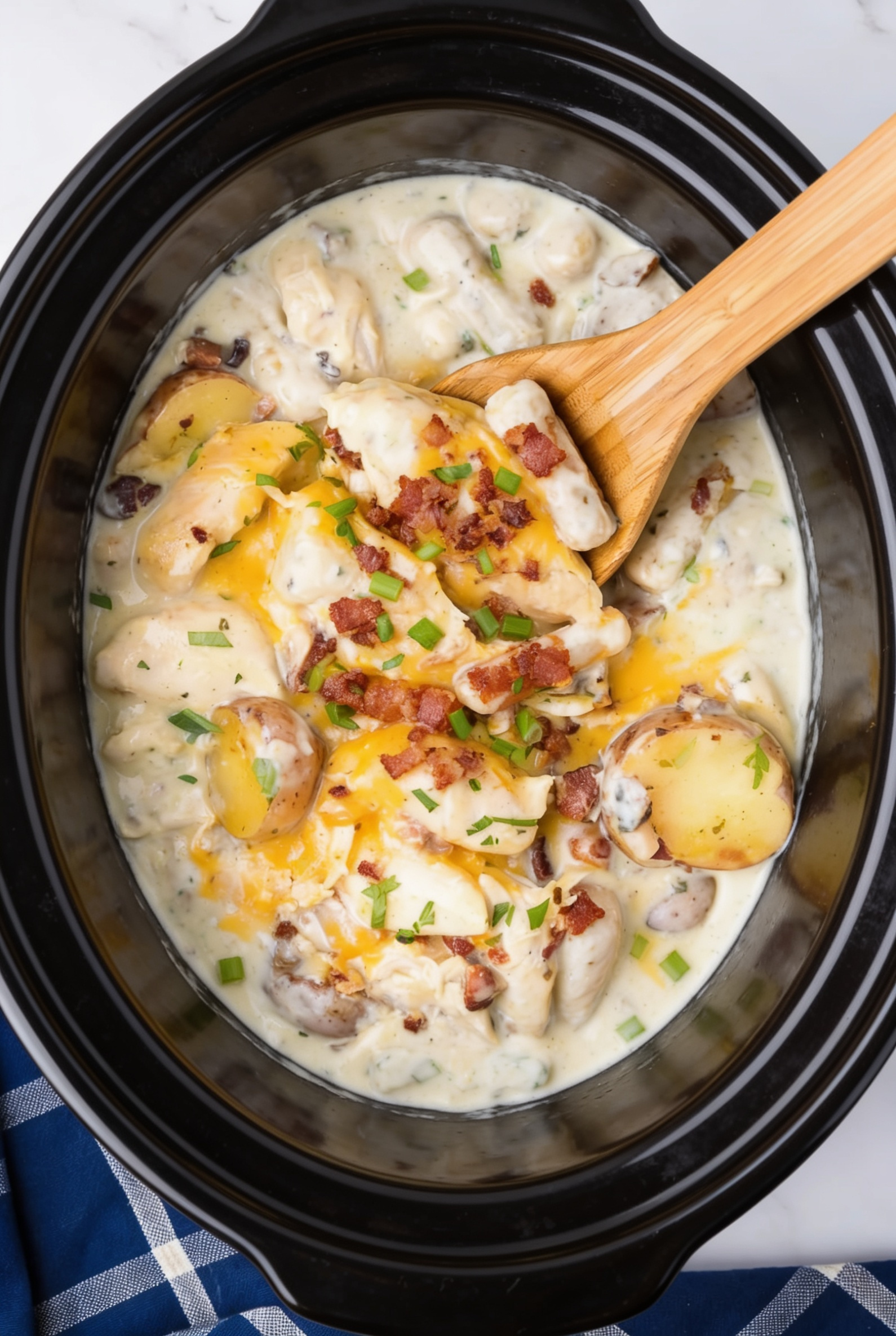 Crockpot Ranch Chicken and Potatoes