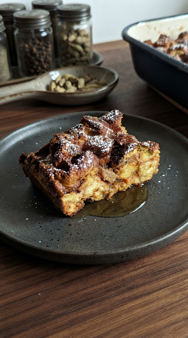 High Protein Cottage Cheese French Toast Casserole