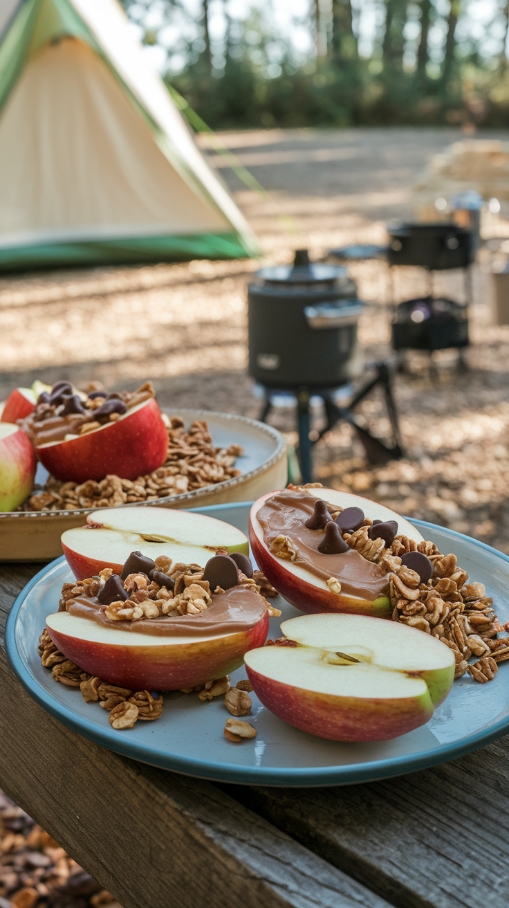 Apple Nut Butter Nachos
