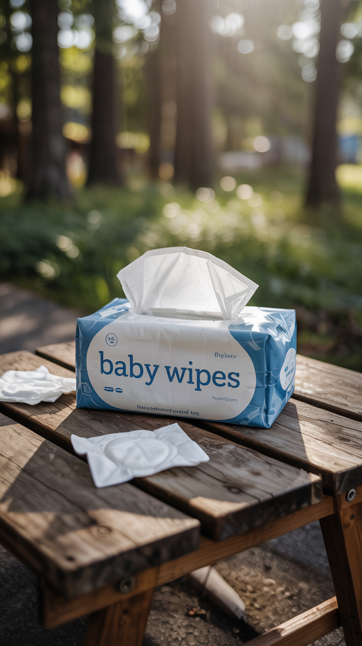 Baby Wipes Camping