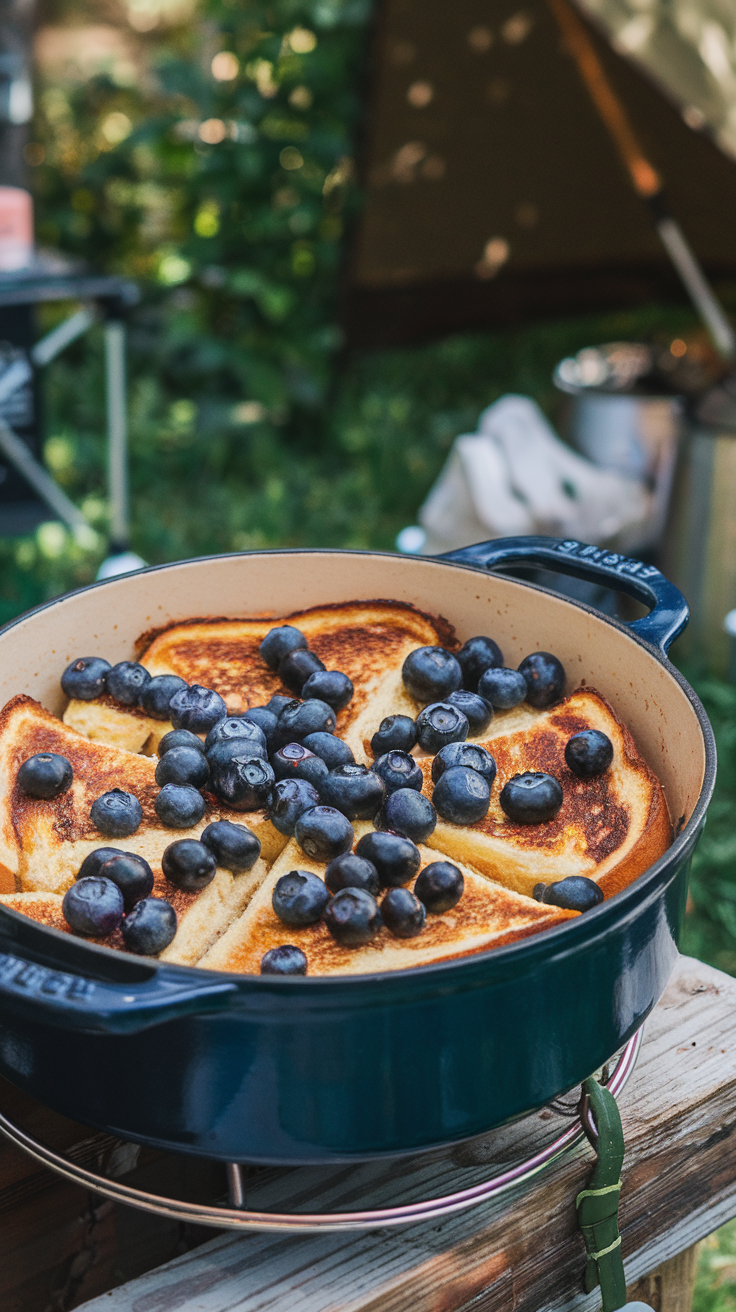 Blueberry French Toast Bake