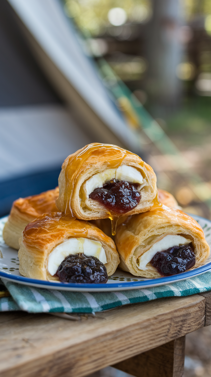 Brie + Jam Fire Bombs