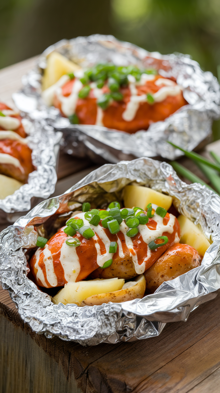 Buffalo Chicken Foil Packs