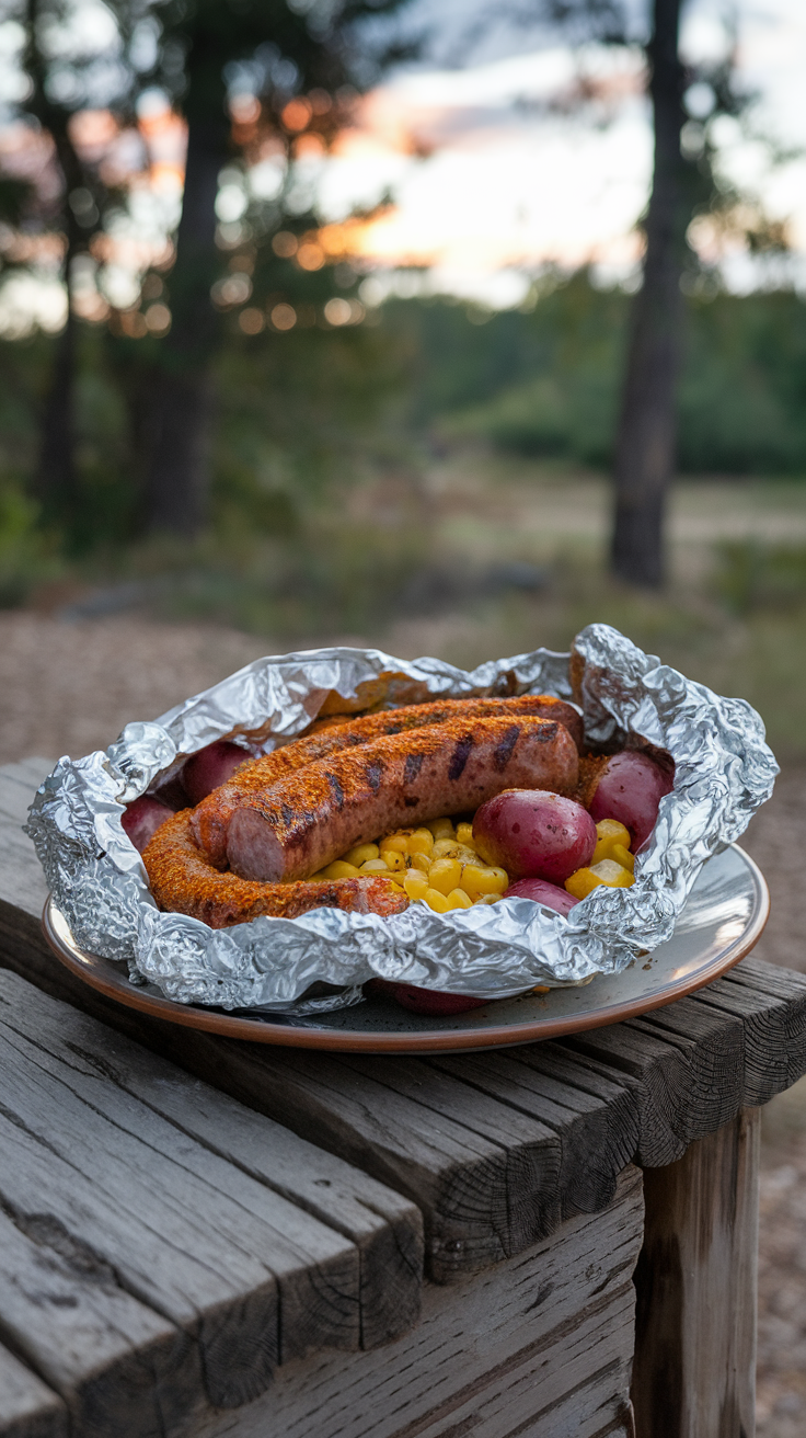 Cajun Sausage & Veggie Packs