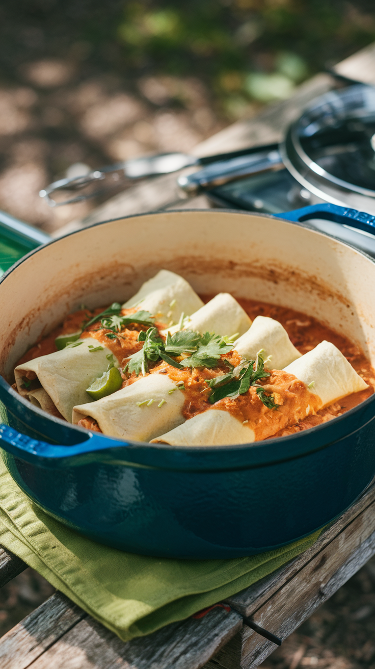 Campfire Enchiladas
