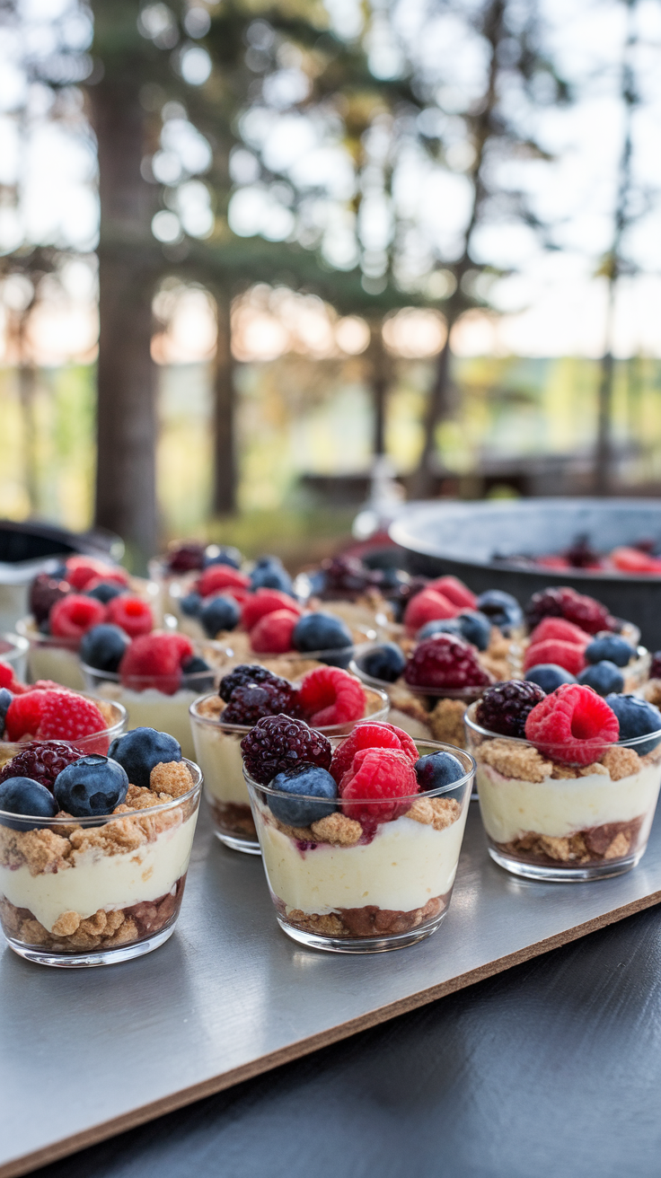 Campground Cheesecake Cups