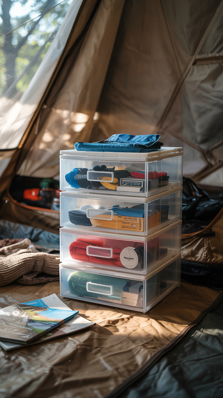 Camping Plastic Drawers