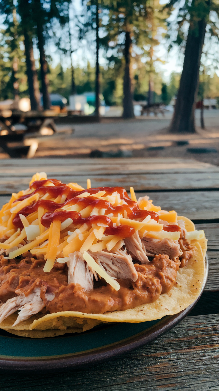 Canned Chicken Tostada Flats